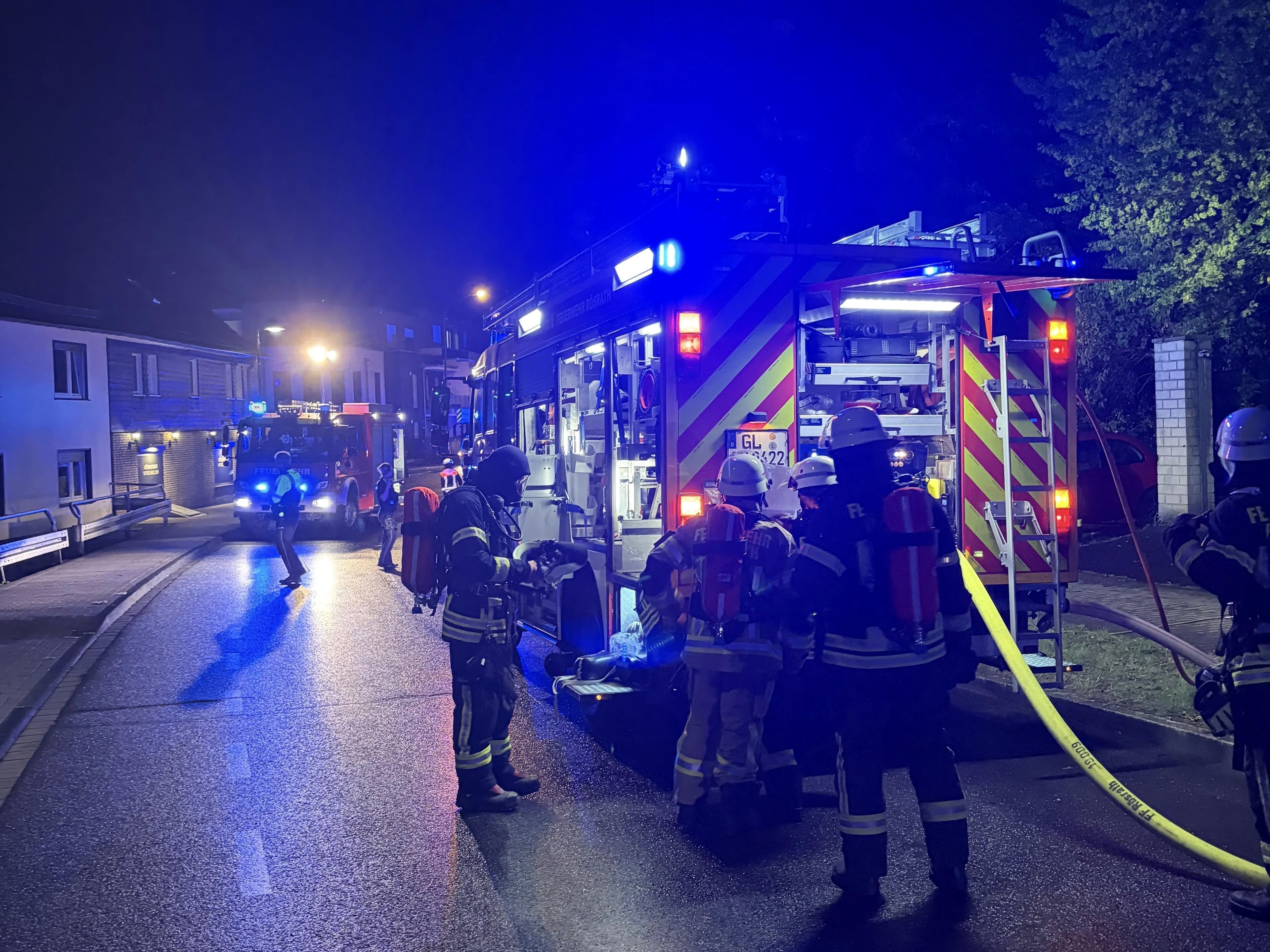 Atemschutztrupps in Vorbereitung