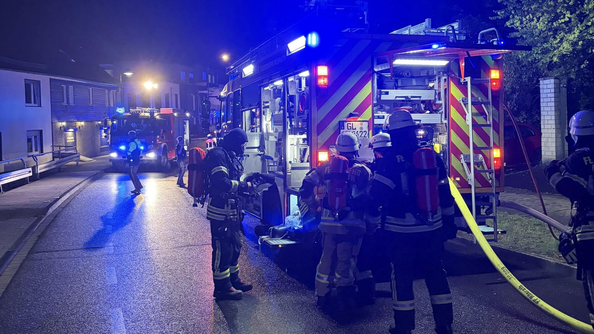 Atemschutztrupps in Vorbereitung