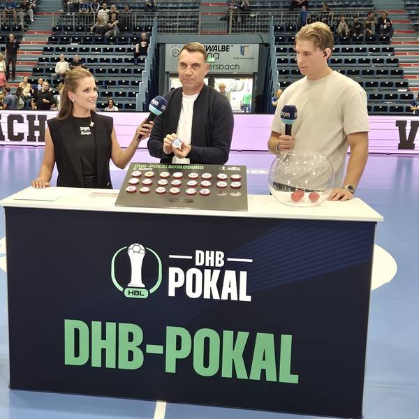 Auslosung in der Schwalbe-Arena.