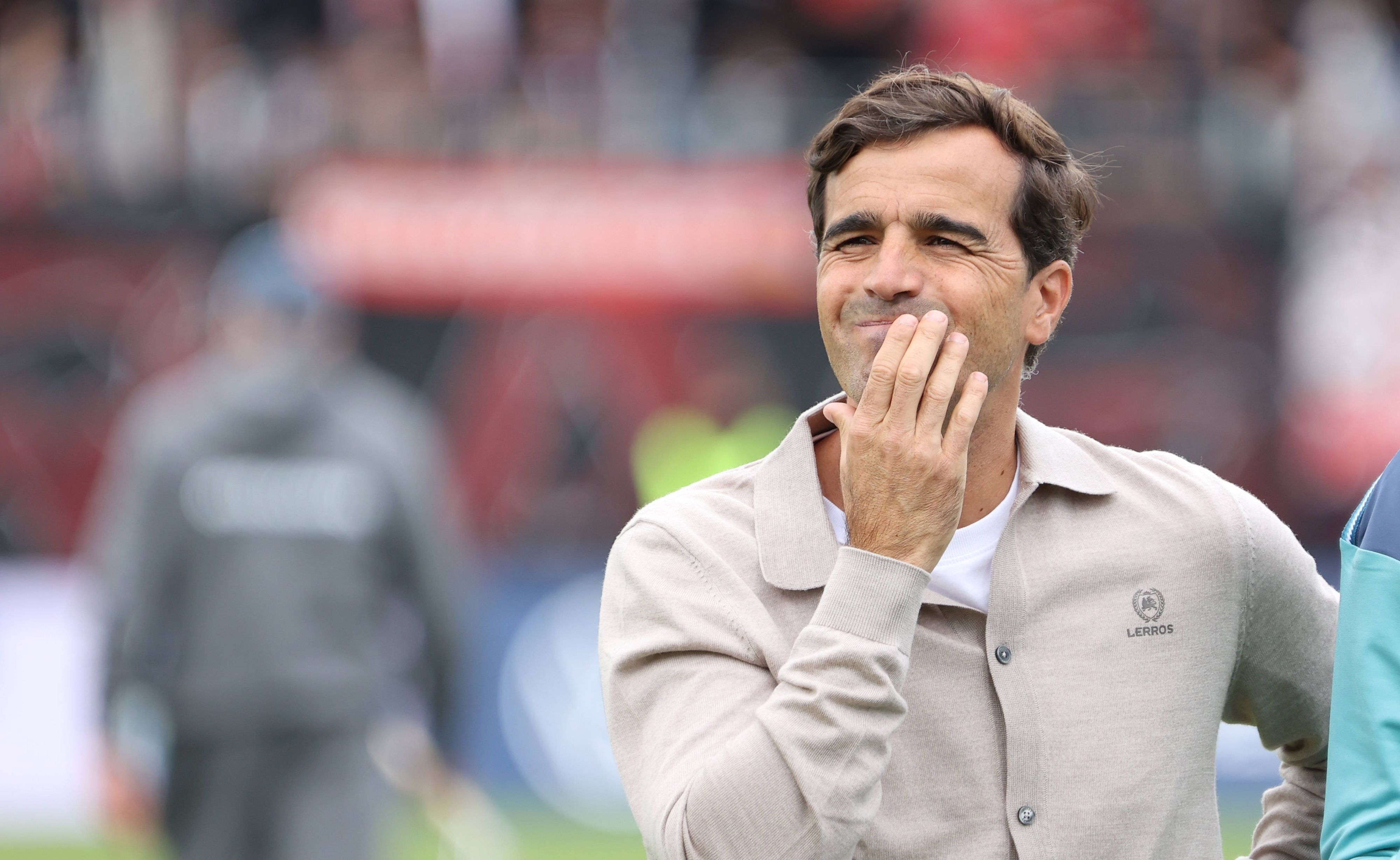 29.08.2026, Fussball, Herren, 1. Bundesliga, Saison 2026/2027, SV 07 Elversberg - Bayer 04 Leverkusen, Trainer Carles Martinez Bayer 04 Leverkusen enttäuscht Elversberg Ursapharm-Arena an der Kaiserlinde Saarland Deutschland *** August 29, 2026, Soccer, Men s, Bundesliga 1, 20262027 Season, SV 07 Elversberg vs. Bayer 04 Leverkusen, Coach Carles Martinez Bayer 04 Leverkusen disappoints Elversberg at Ursapharm Arena an der Kaiserlinde, Saarland, Germany Copyright: xSebastianxBachx