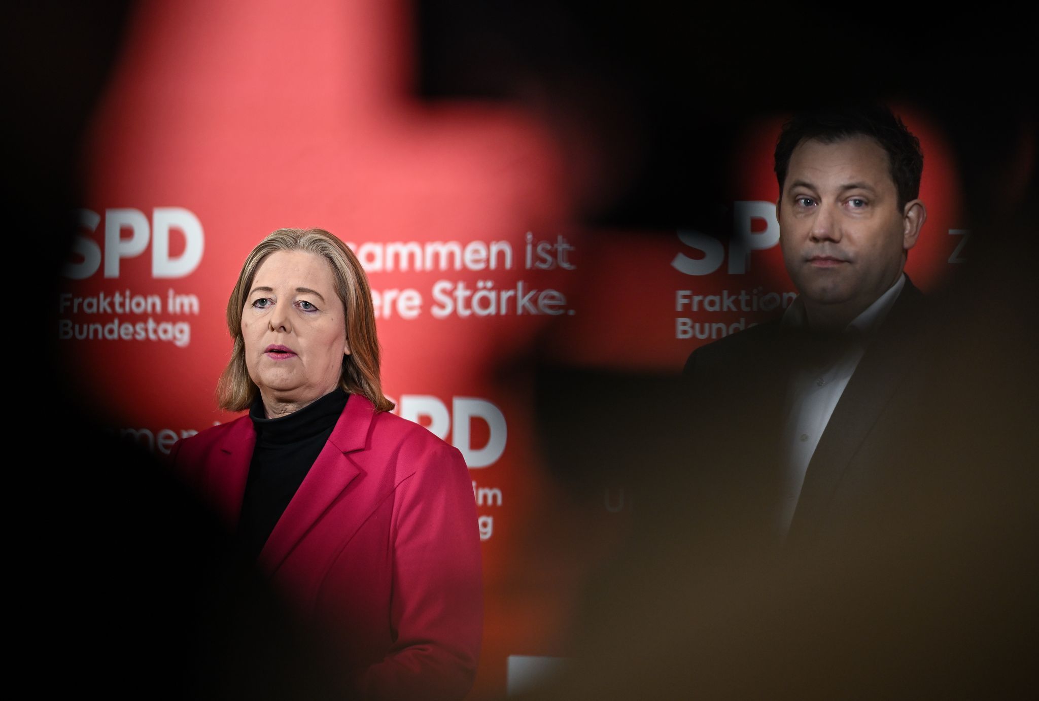 Die SPD-Parteichefs Bärbel Bas und Lars Klingbeil.