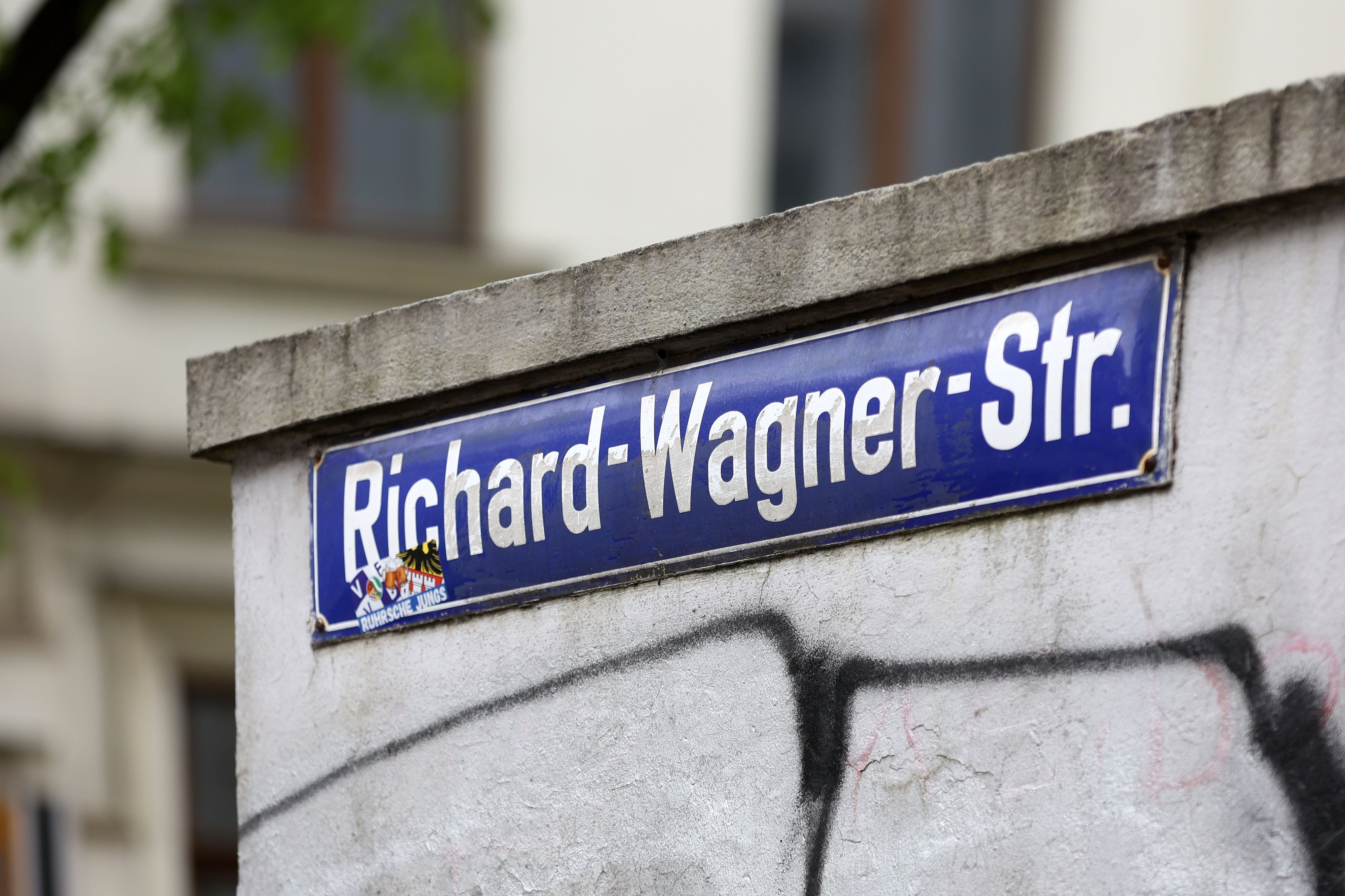 Straßenschild der Richard-Wagner-Straße