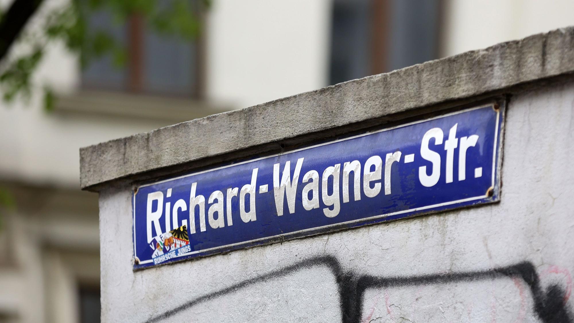 Straßenschild der Richard-Wagner-Straße