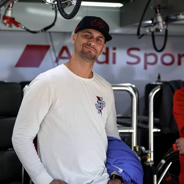 Jean Pierre Kraemer in der Audi-Box auf dem Hockenreim Ring.