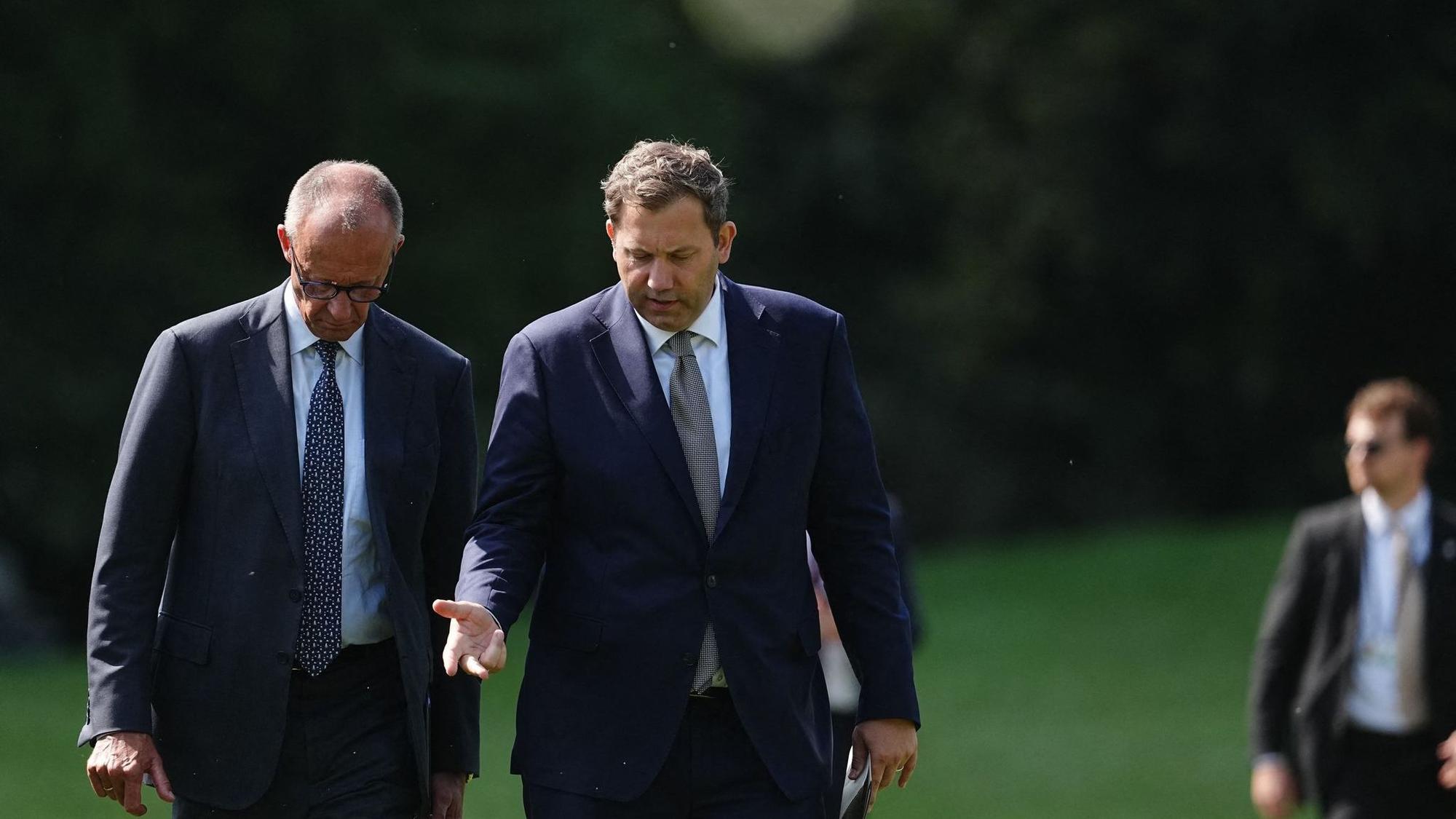 Lars Klingbeil und Friedrich Merz