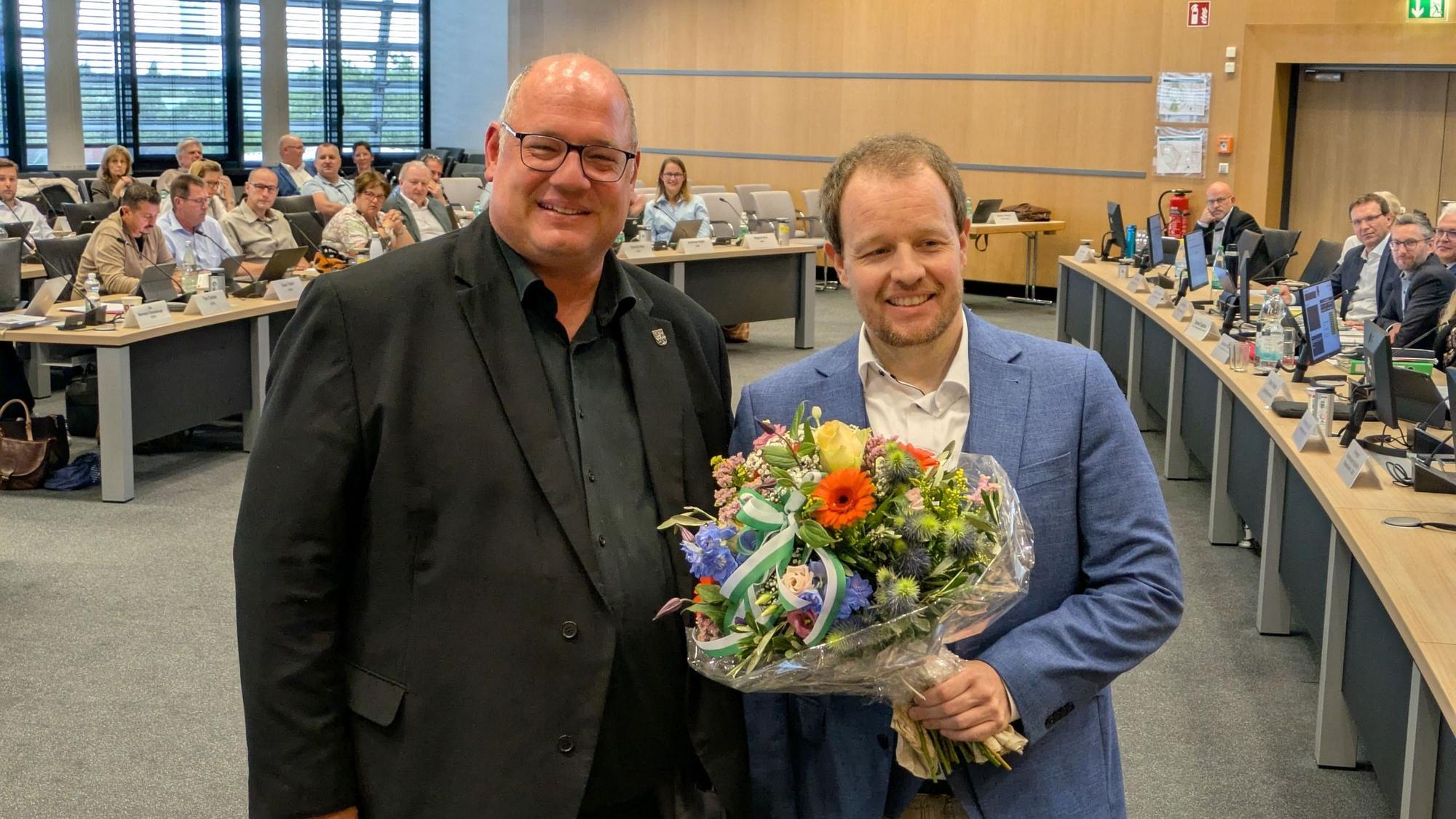Stefan Hebbel mit Sascha Inderwisch