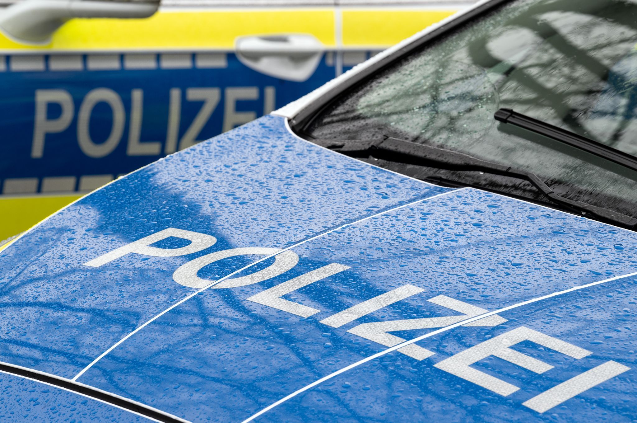 Ein Polizei-Fahrzeug