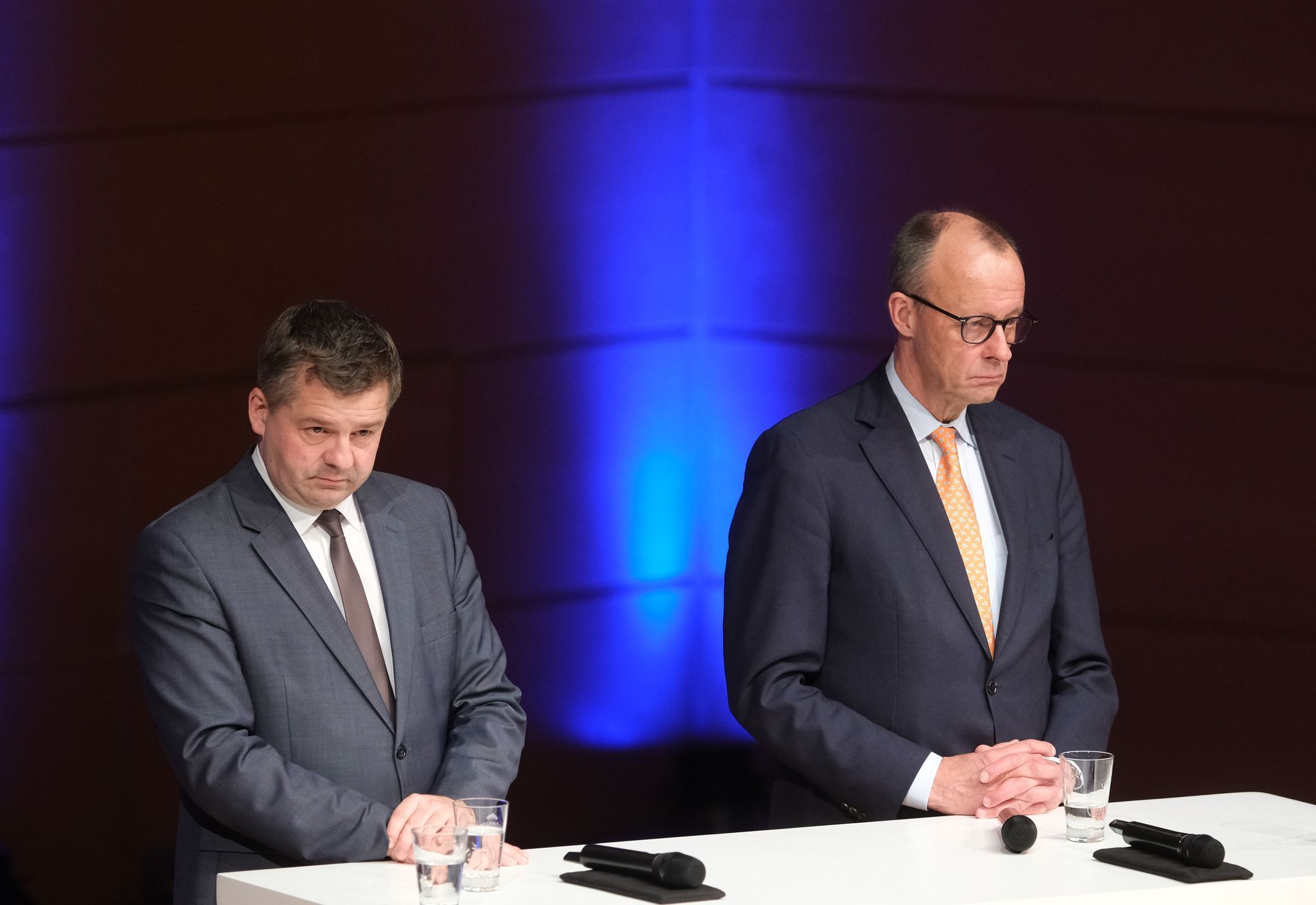 Sven Schulze und Friedrich Merz
