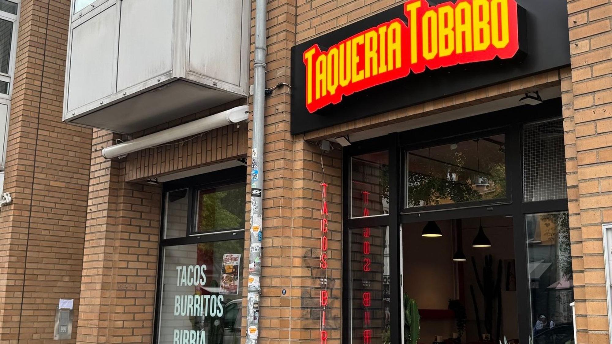Die Taqueria Tobabo von außen.