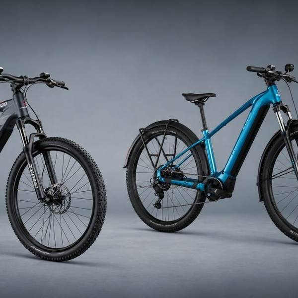 Zündapp Z808 E-Bike und Cube Reaction Hybrid Performance 600 FE.