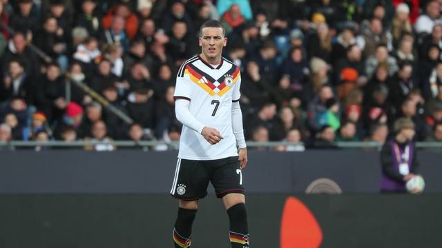 27.03.2026, xgox, Fussball - EM Qualifikation Deutschland U21, U 21 - Nordirland U21 emspor, v.l. Said El Mala Deutschland Freisteller, Einzelbild, Ganzkoerper, single frame DFL/DFB REGULATIONS PROHIBIT ANY USE OF PHOTOGRAPHS as IMAGE SEQUENCES and/or QUASI-VIDEO Braunschweig *** 27 03 2026, xgox, Football European Championship Qualification Germany U21 Northern Ireland U21 emspor, v l Said El Mala Germany clipping, single frame, full body, single frame DFL DFB REGULATIONS PROHIBIT ANY USE OF PHOTOGRAPHS as IMAGE SEQUENCES and or QUASI VIDEO Braunschweig