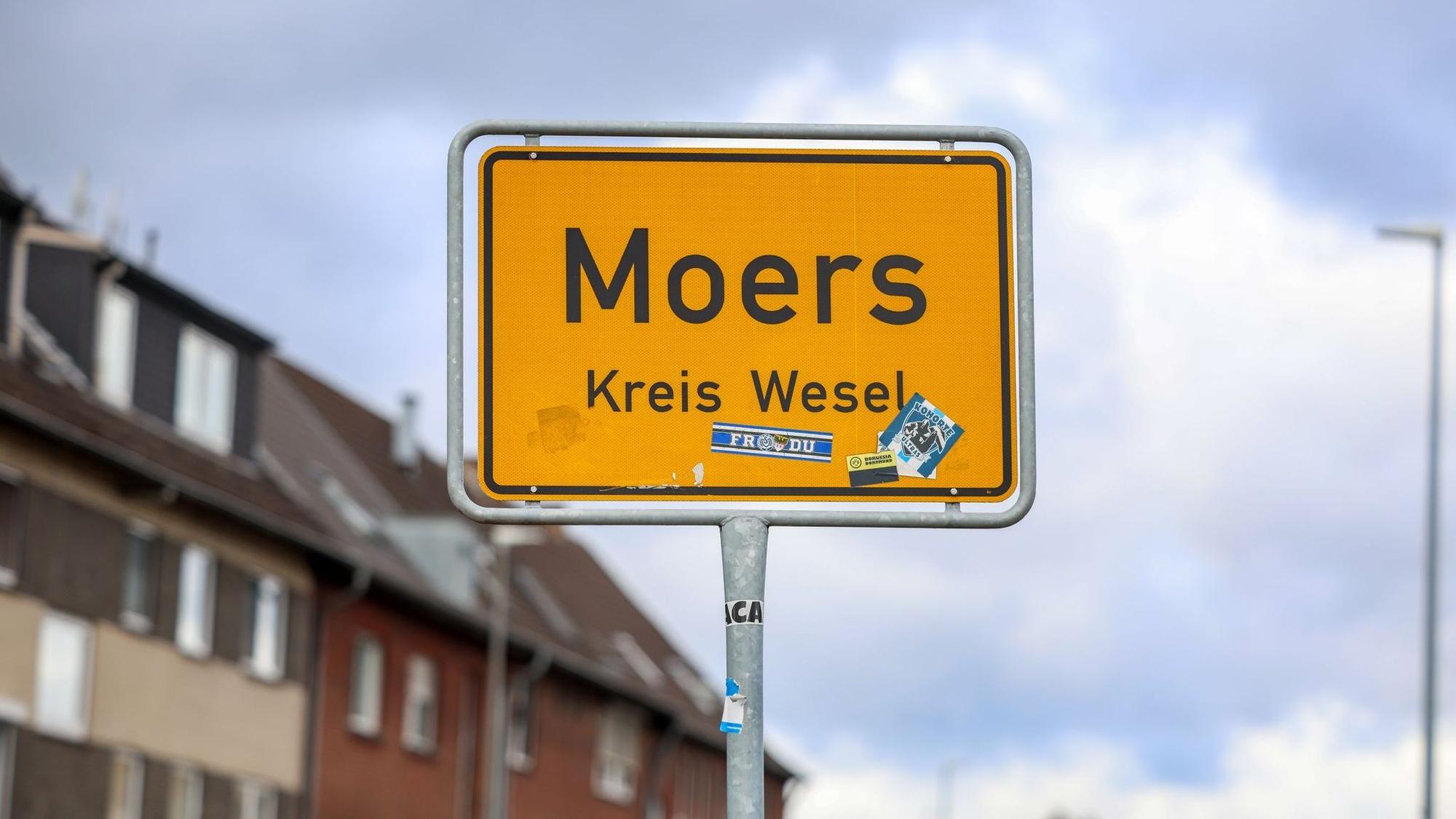 Ortsschilder am Niederrhein