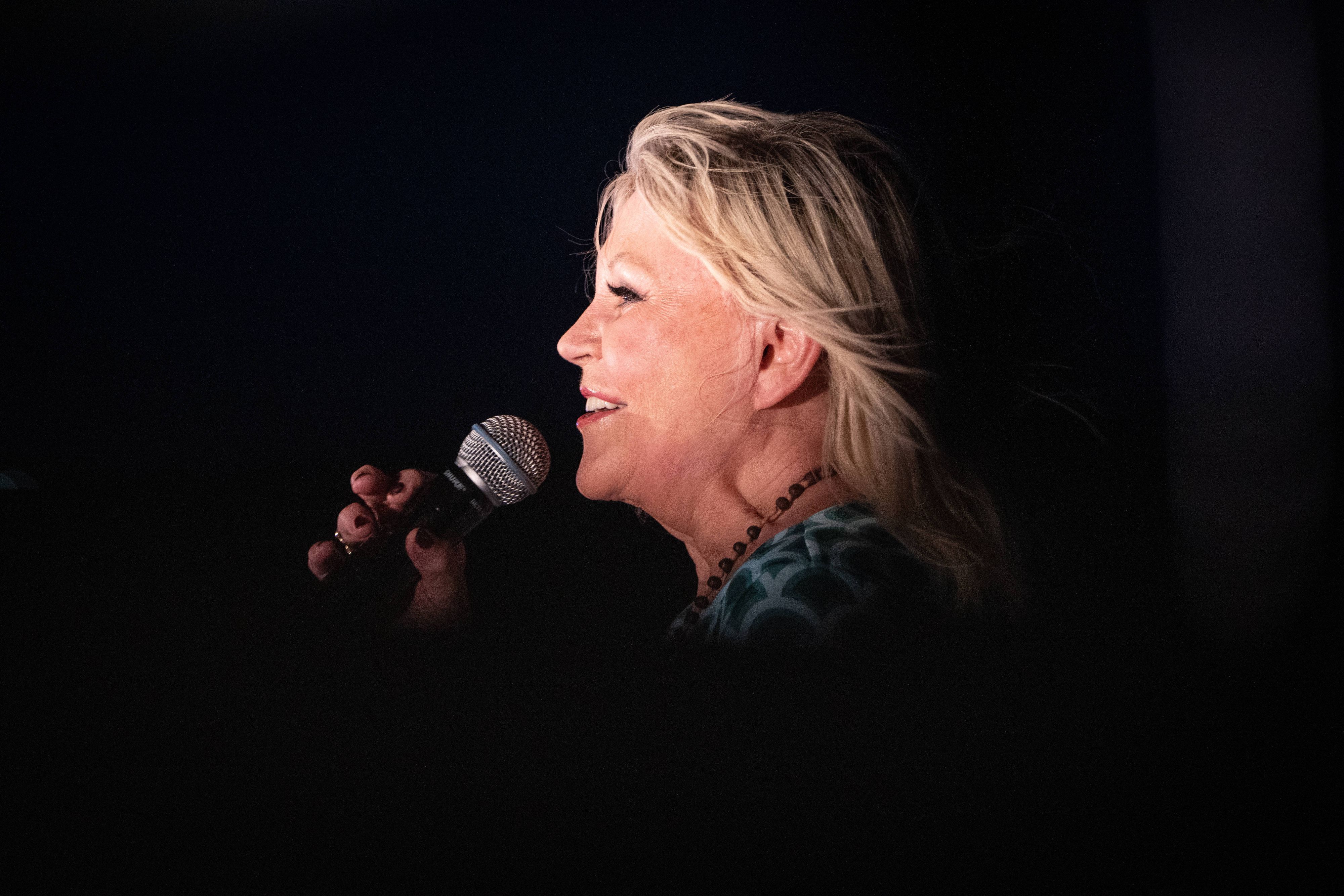 Gaby Baginsky bei einem Auftritt.