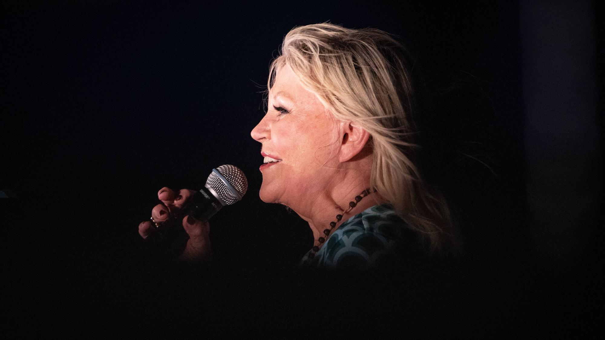 Gaby Baginsky bei einem Auftritt.