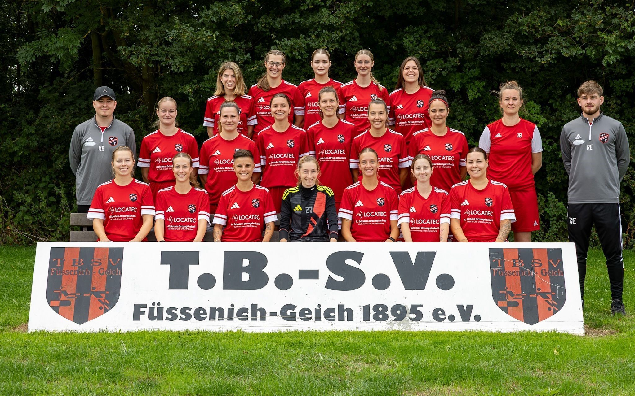 Das Bild zeigt die Mannschaft des TB-SV Füssenich-Geich.
