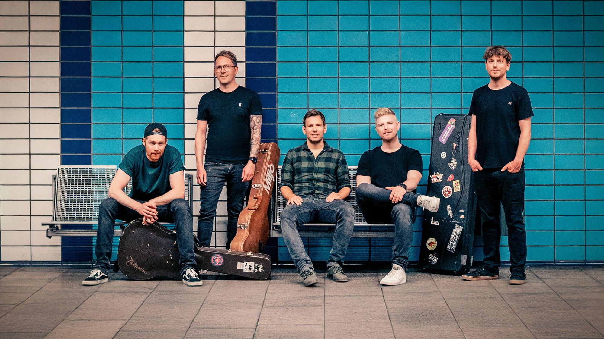Die Musiker einer Band.