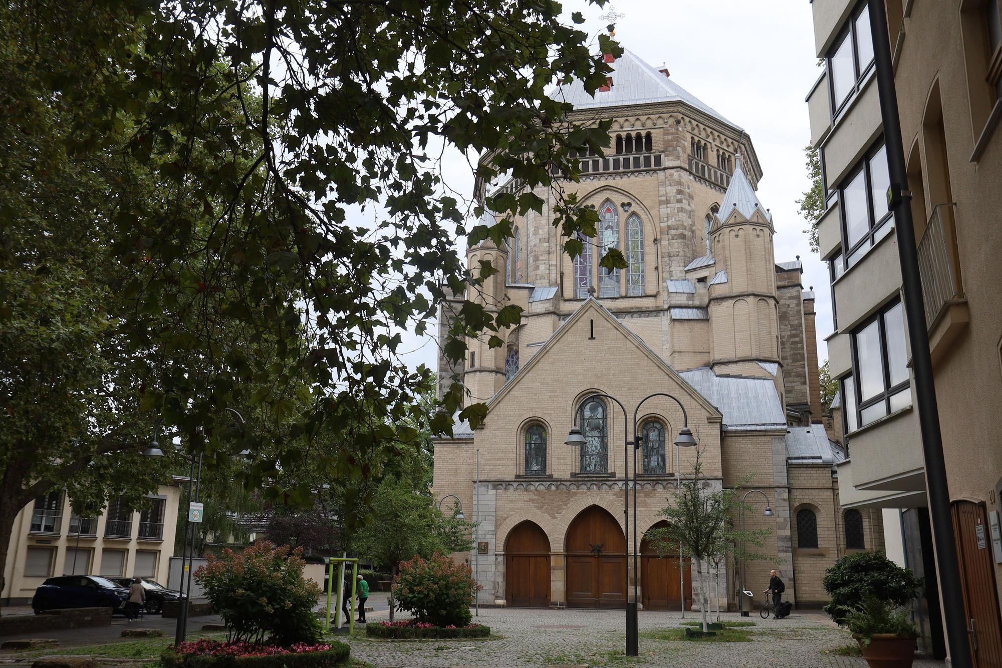 01.09.2026, Köln: Außenansicht der romanischen Kirche St. Gereon. Foto: Arton Krasniqi