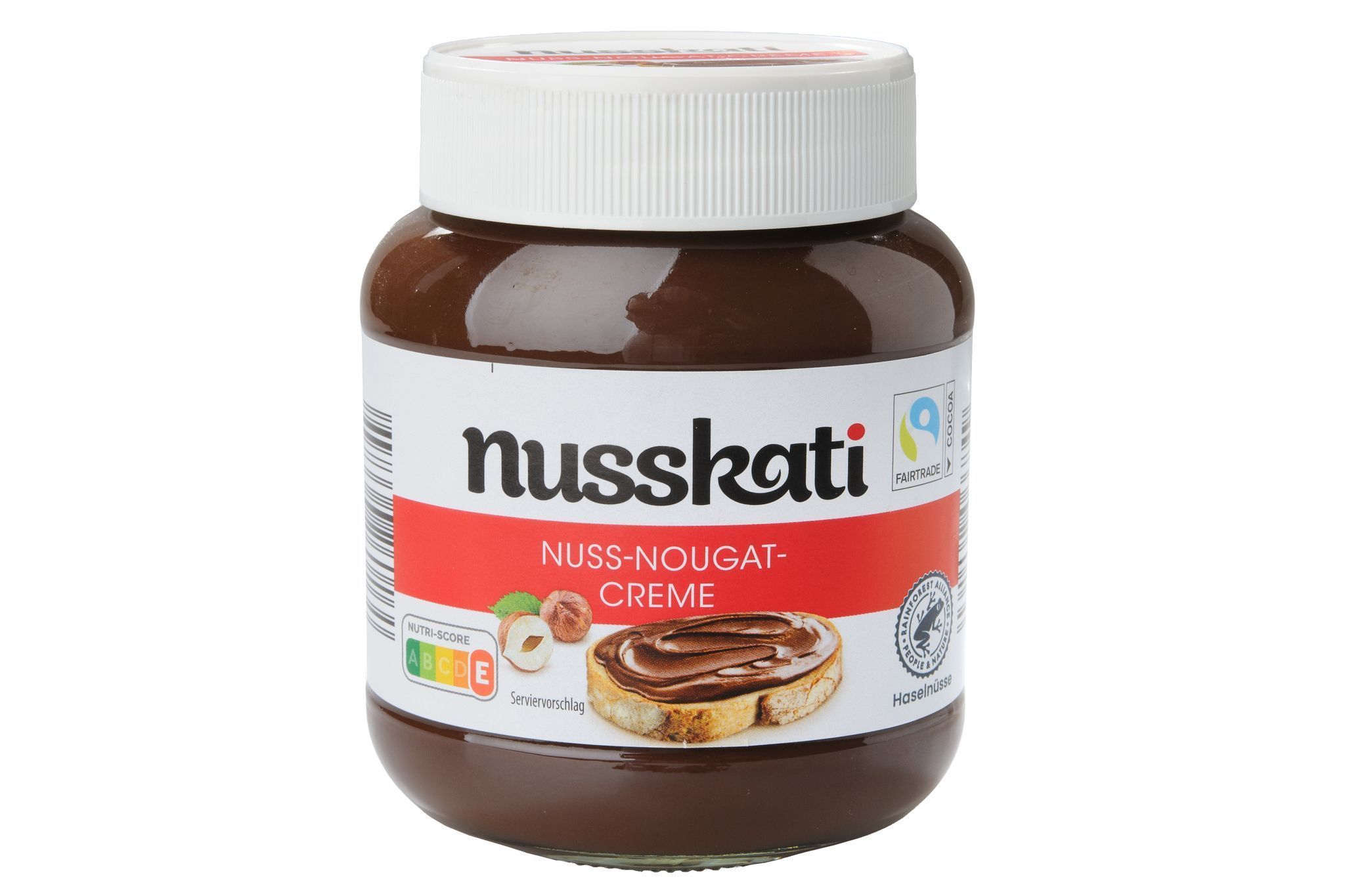 „Nusskati Nuss-Nougat-Creme“ von Aldi