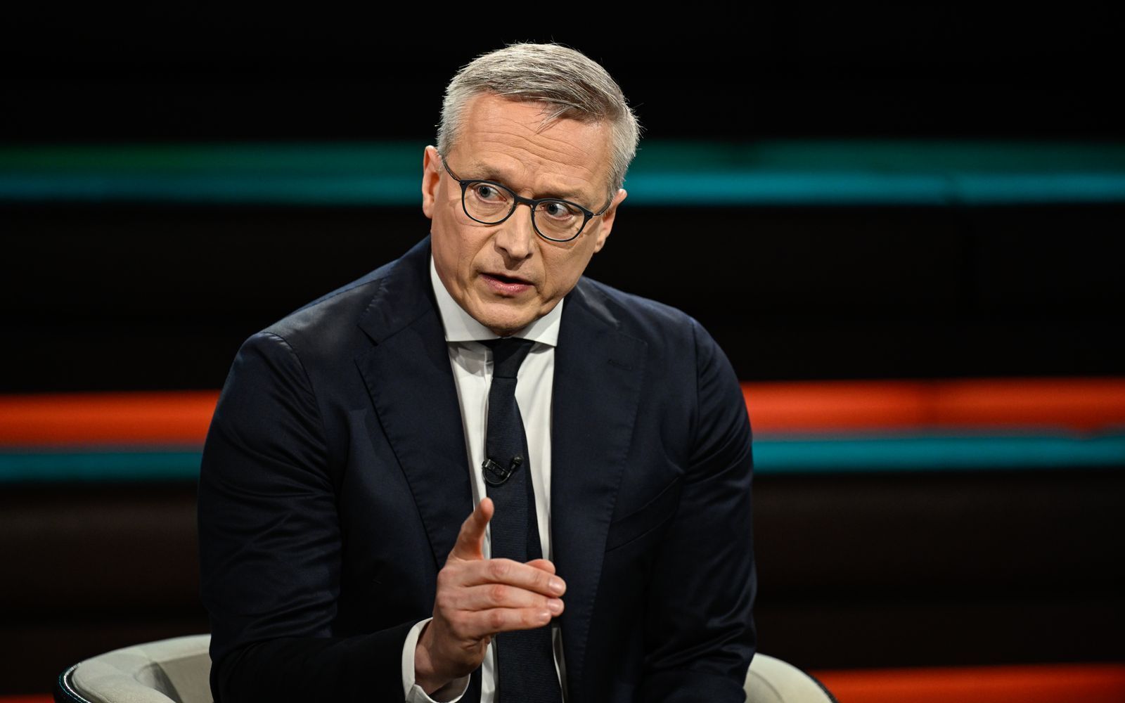 Karsten Wildberger (CDU) äußerte sich bei „Markus Lanz“ zum versuchten Drohnenanschlag in Leipzig. (Bild: ZDF / Markus Hertrich)