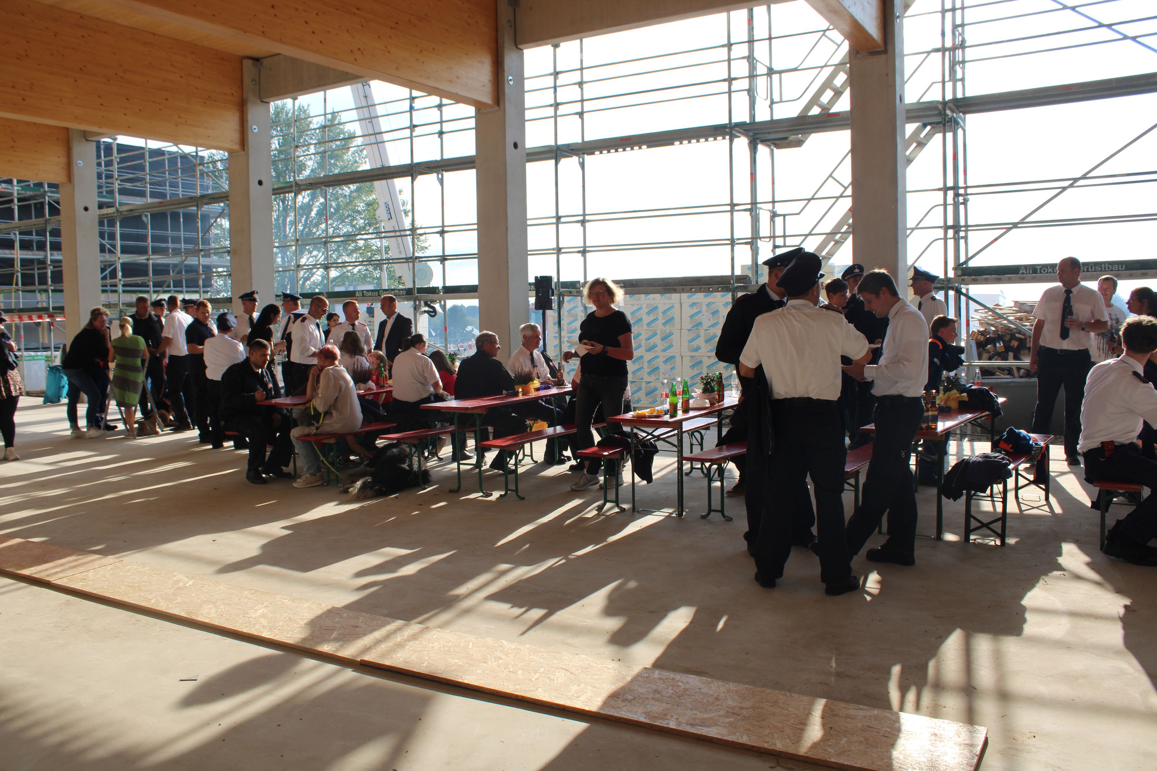 Richtfest neues Feuerwehrhaus Lohmar-Birk
