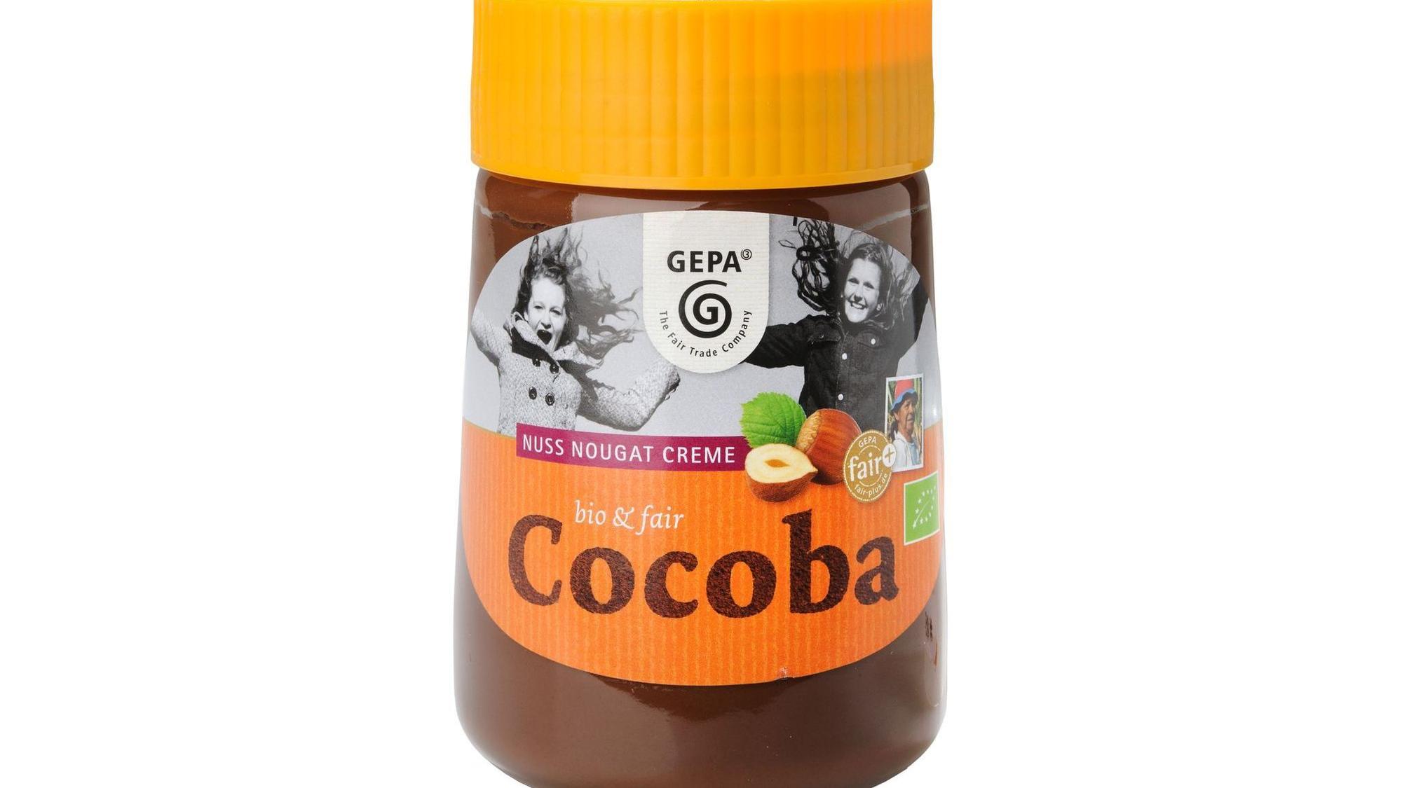„Bio Cocoba Nuss Nougat Creme“ von Gepa