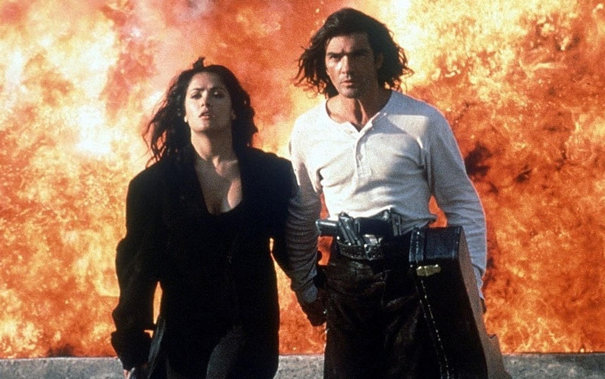 Der Durchbruch in Hollywood: In „Desperado“ war Salma Hayek neben Antonio Banderas zu sehen. (Bild: Columbia Pictures)