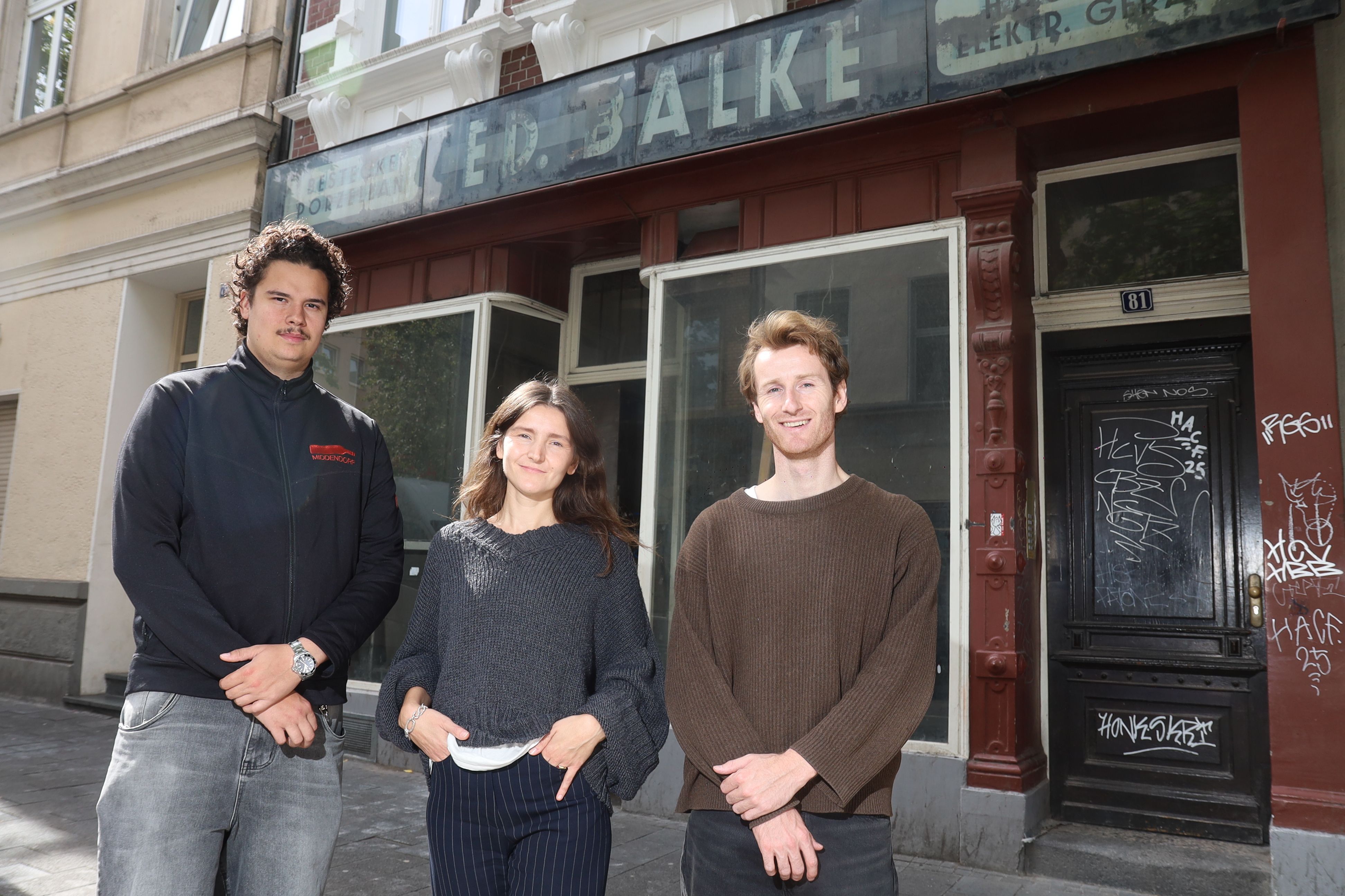 Die drei von der Paluma-Bar (v.l.): Pablo Middendorf, Mascha Albl und Luca Schüten
