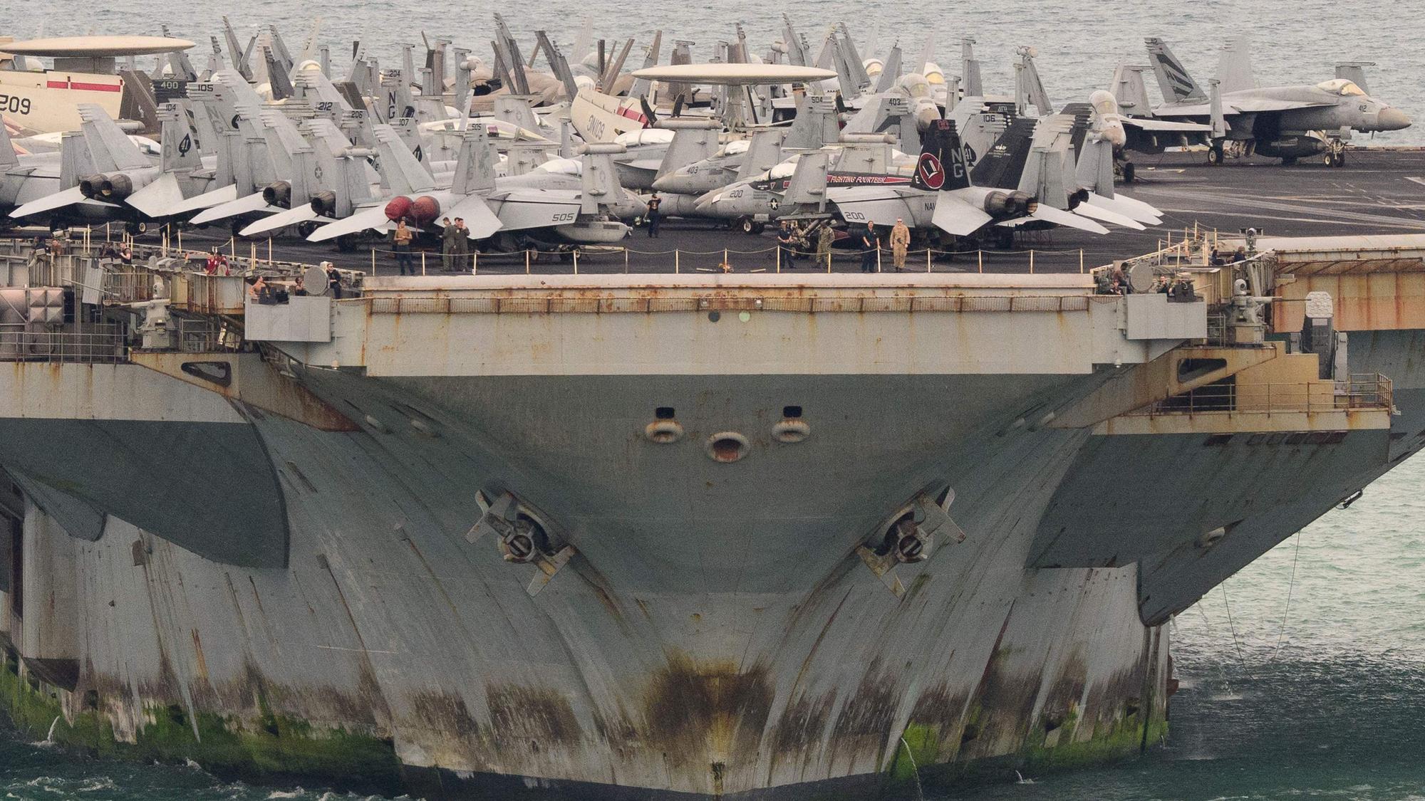 Der US-Flugzeugträger USS Abraham ist in Thailand eingelaufen.