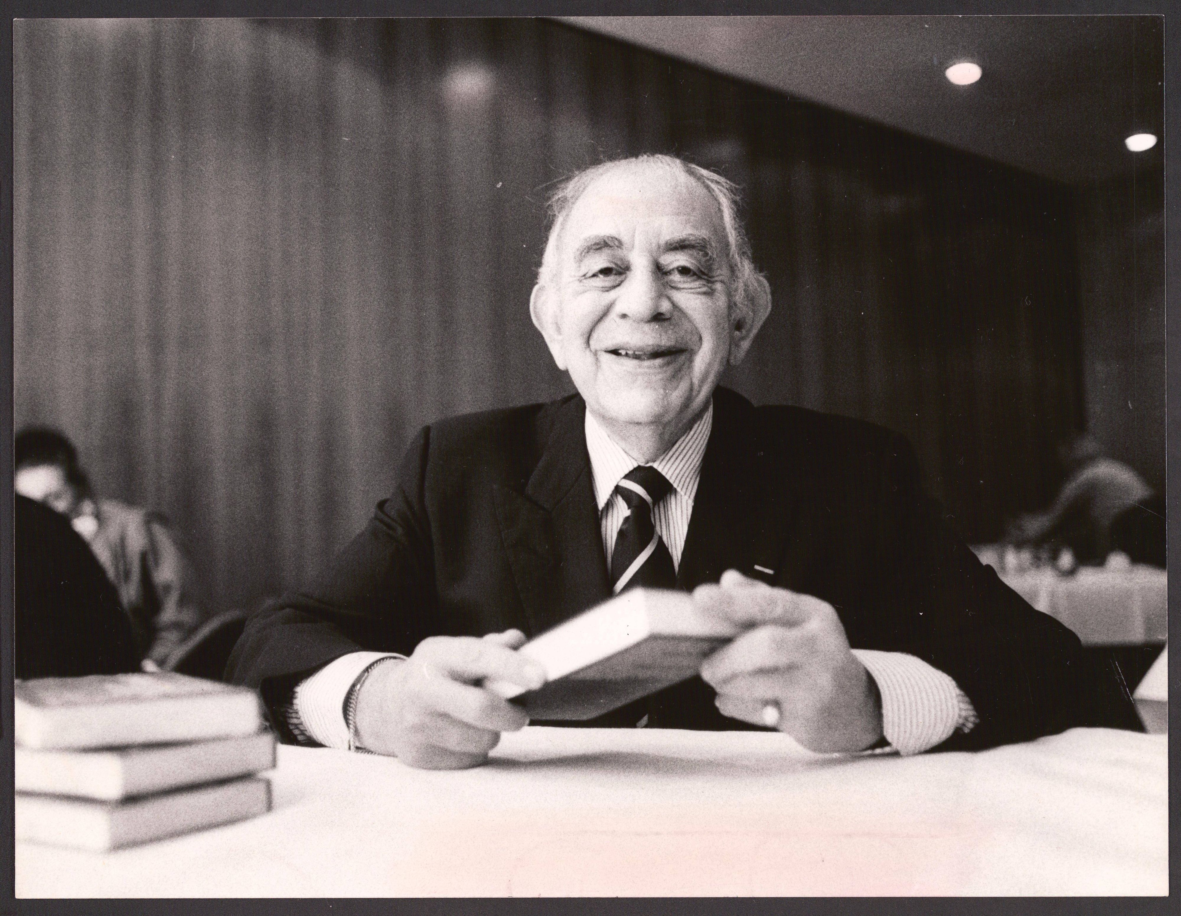 Portrait des Kölner Soziologen und Publizisten Prof. Dr. Alphons Silbermann