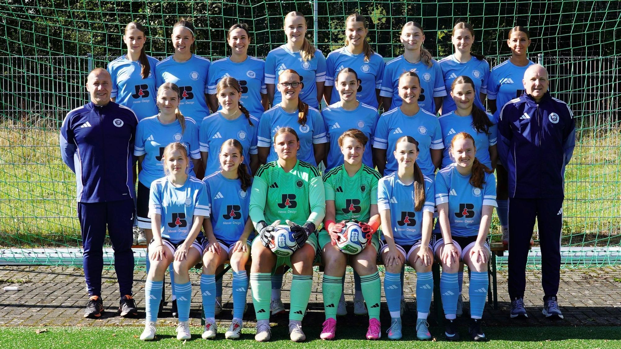 Das Bild zeigt das Team des VfL Kommern.