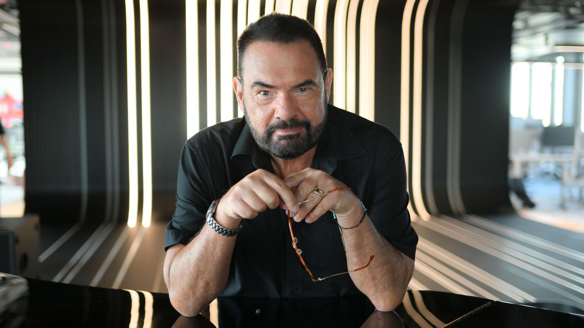 27.08.2024, Berlin: Der Sänger Marian Gold von Alphaville bei einem Interview mit der dpa.