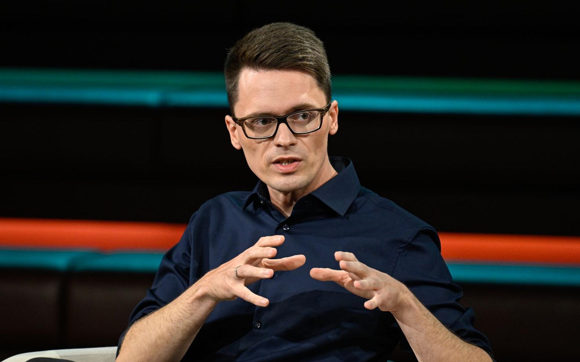 Linken-Politiker Christian Schaft nannte angesichts der Minderheitsregierung in Thüringen den Unvereinbarkeitsbeschluss der Union in Bezug auf die AfD und die Linke „ein sehr theoretisches Konstrukt“. (Bild: ZDF / Markus Hertrich)