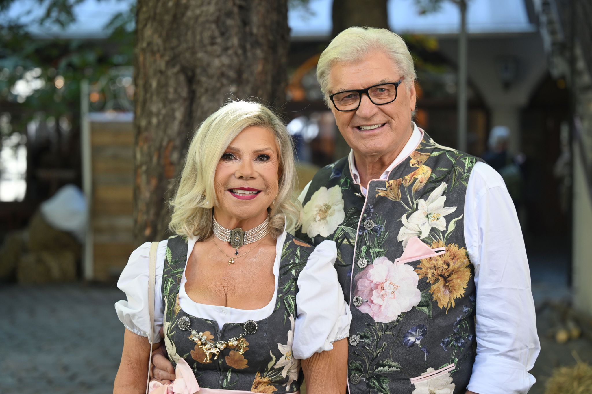 Marianne und Michael posieren.