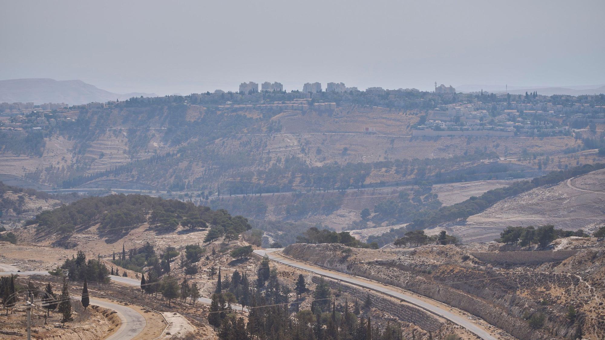 Blick auf ein Gebiet in der Nähe von Maale Adumim, einer israelischen Siedlung im besetzten Westjordanland (Archivbild).