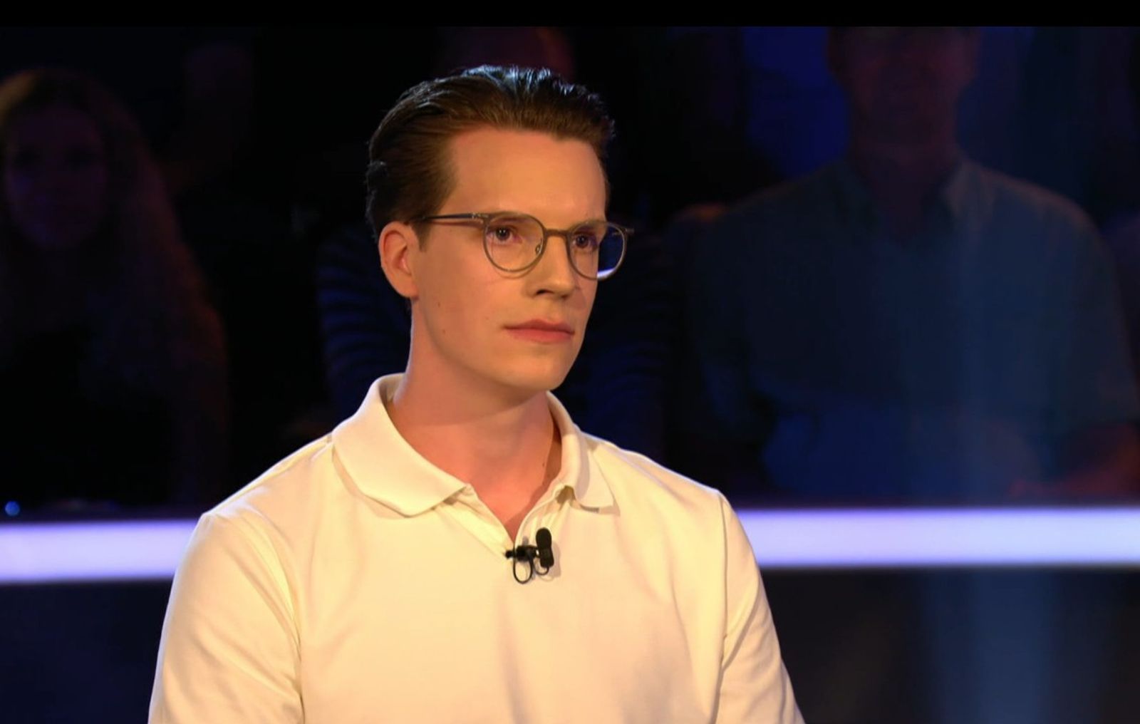 Michael Polit (27) zockte bei der 500.000-Euro-Frage und lag falsch. Er fiel auf 500 Euro zurück. (Bild: RTL)