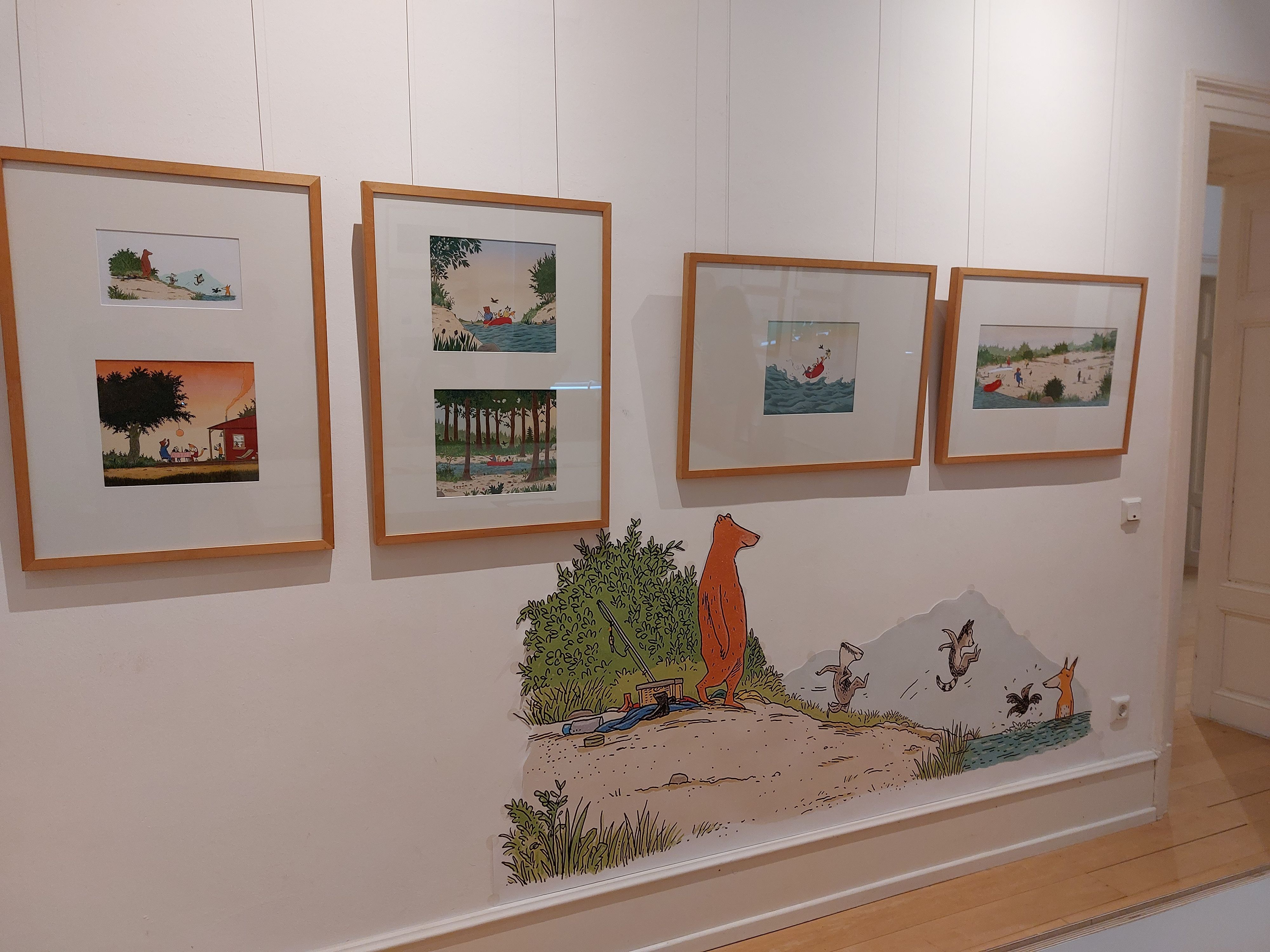 Ausstellung Väter und Söhne III im Bilderbuchmuseum F.K. Waechter und Philip Waechter.