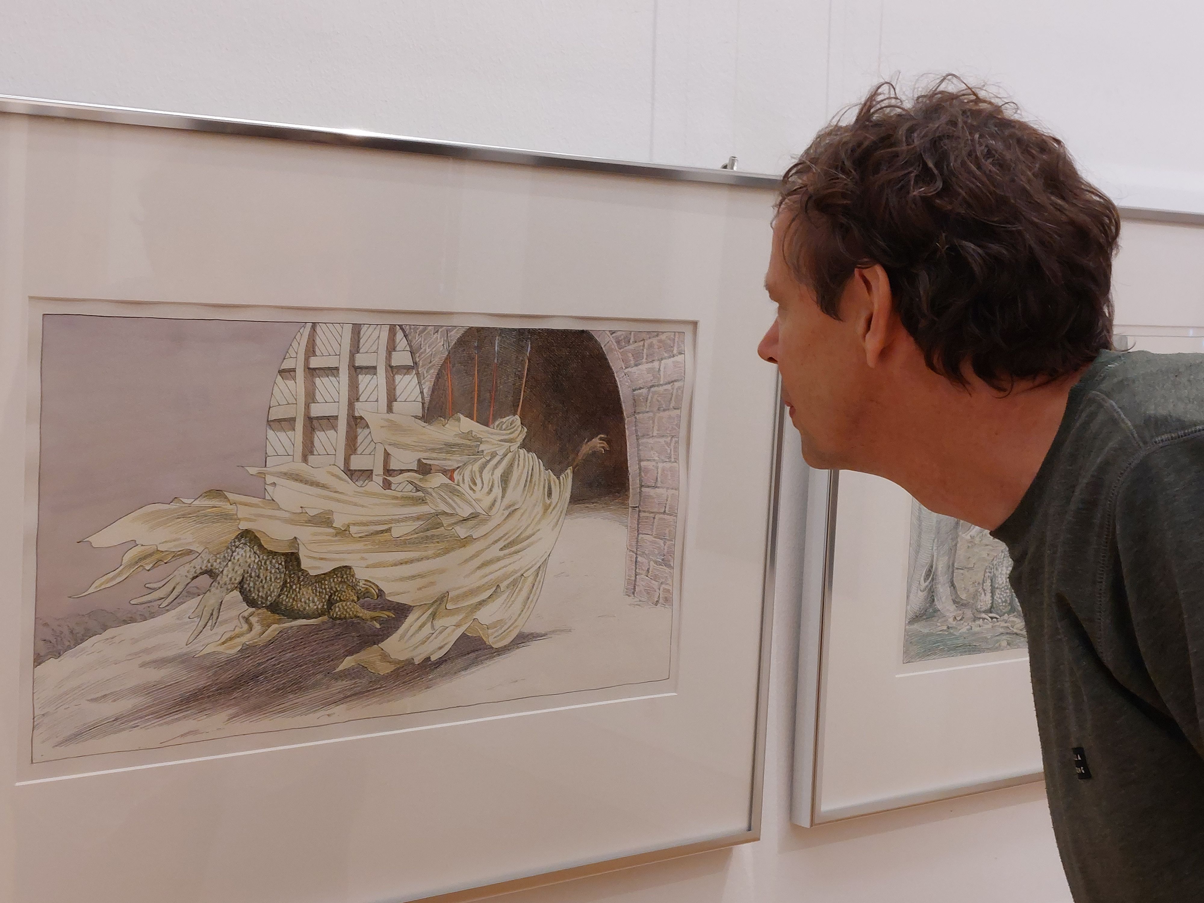 Ausstellung Väter und Söhne III im Bilderbuchmuseum F.K. Waechter und Philip Waechter

Sohn Philip hatte die Originale seines Vaters seit vielen Jahren nicht gesehen.