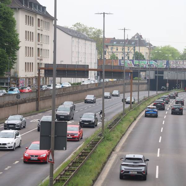 05.05.2026, Köln: Der Herkulestunnel (Tunnel Herkulesstraße) in Köln, ist ein Zubringer zur A57. In beiden Richtungen sollen Blitzer angebracht werden. Foto: Arton Krasniqi