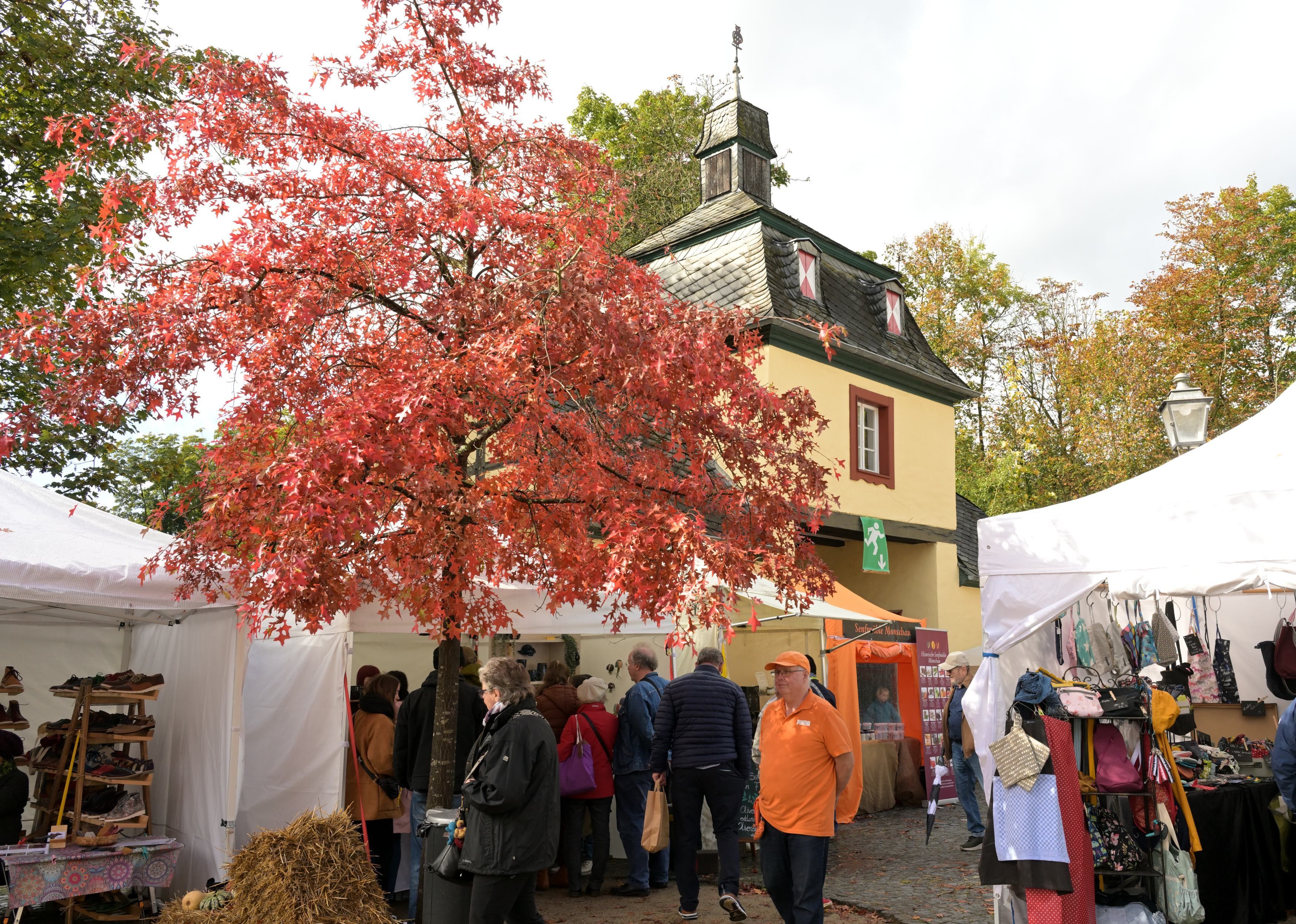 Herbstmarkt auf Schloss Eulenbroich.