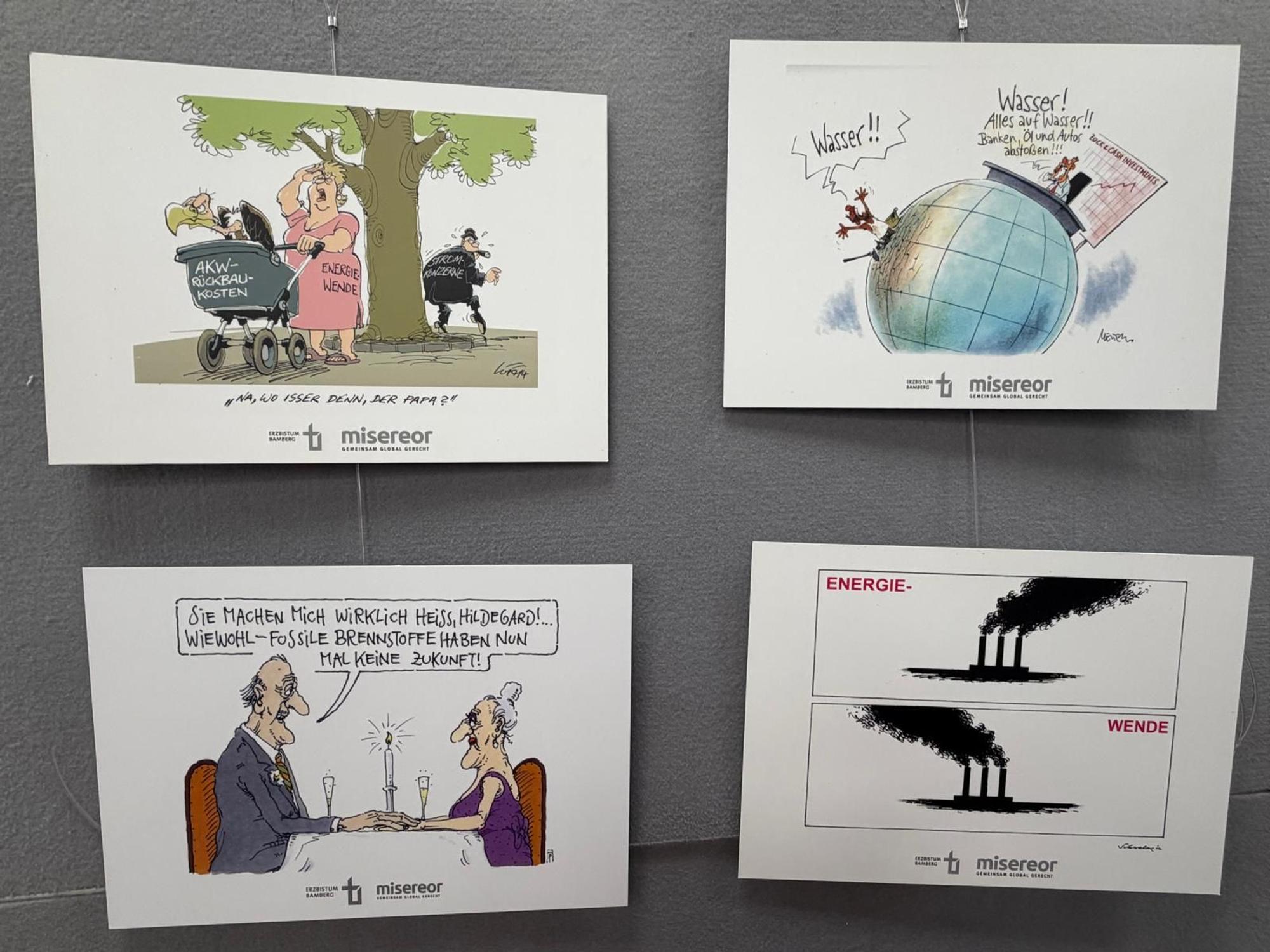 Die Wanderausstellung wurde vom Bischöflichen Hilfswerk MISEREOR zusammengestellt.
