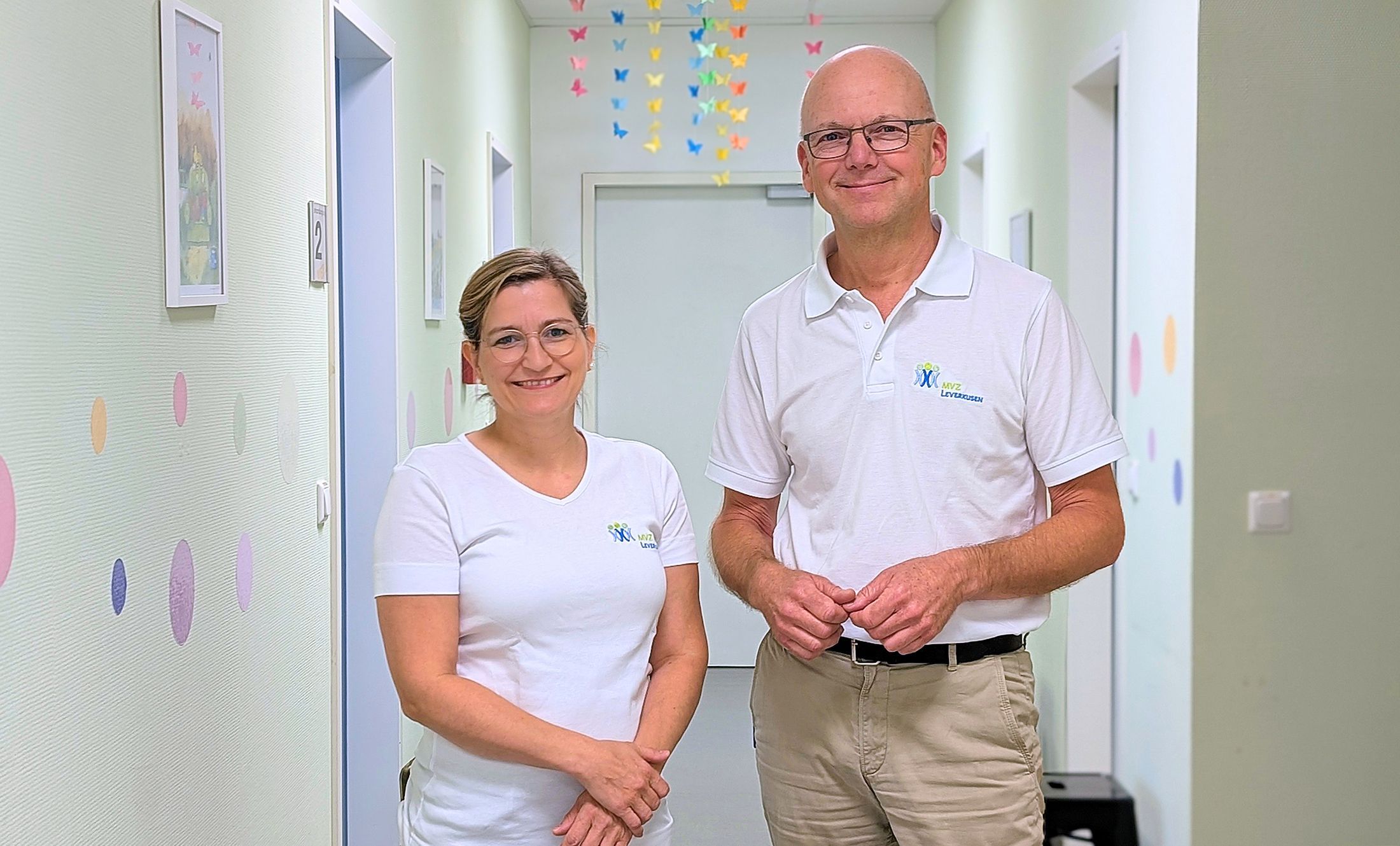 Dr. Juliane Kaiser und Dr. Armin Stach führen gemeinsam das Ärztehaus Medilev am Klinikum.