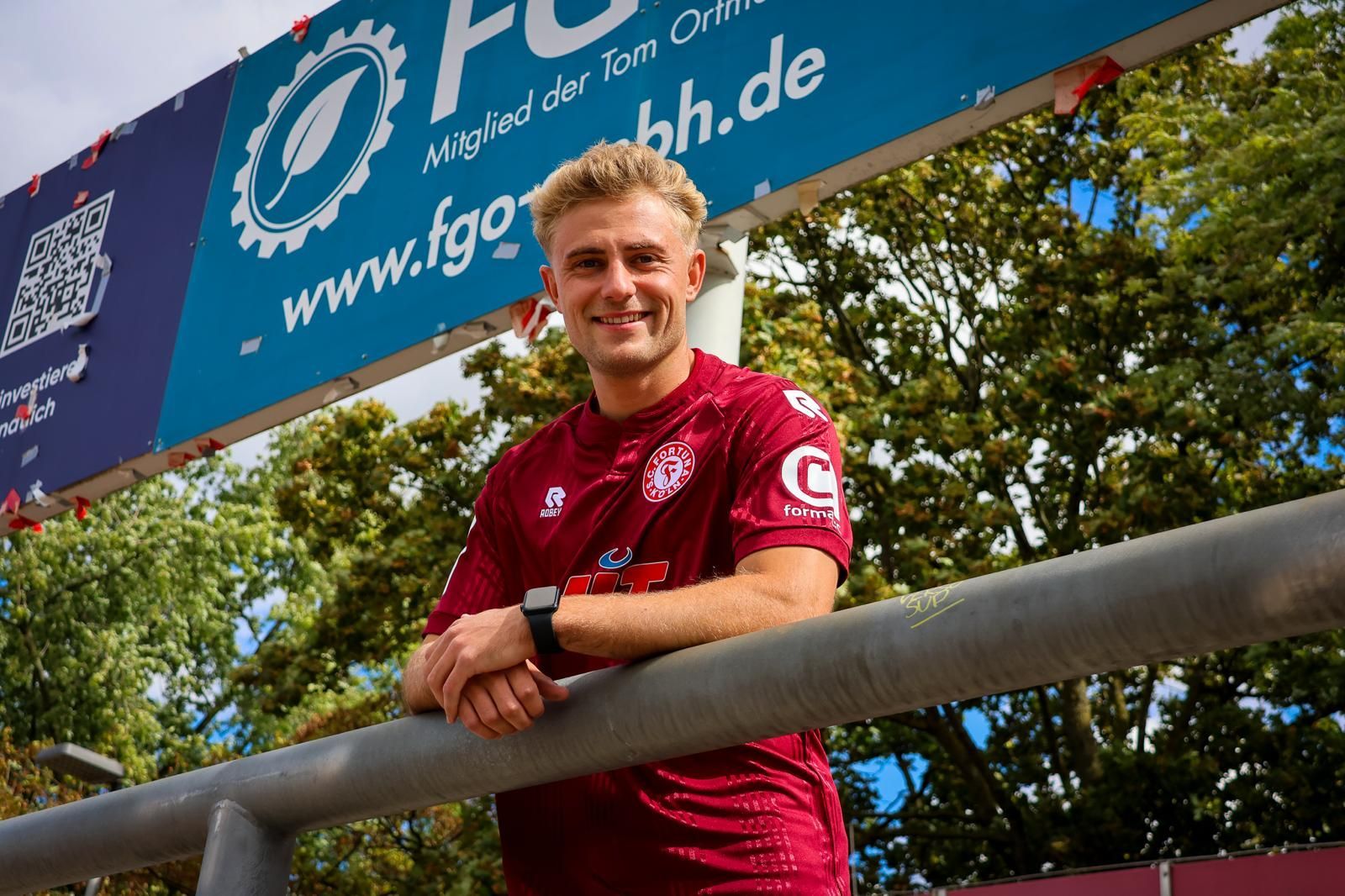 Fortuna Kölns Neuzugang Cedric Harenbrock soll mit seiner Erfahrung beim Klassenerhalt erhalten.