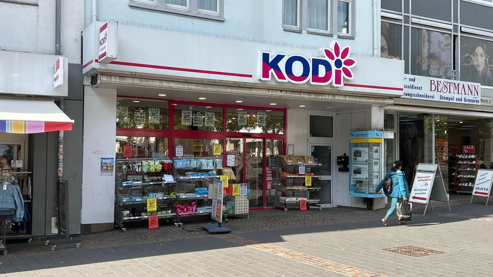 Die Kodi-Filialen in Siegburg (Foto) und Königswinter werden geschlossen.