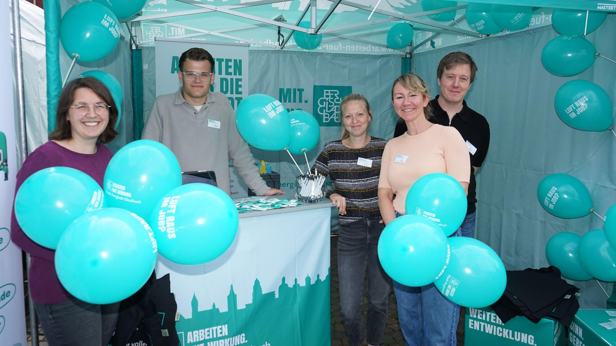 Die Stadt Bergisch Gladbach präsentierte sich als Arbeitgeber.