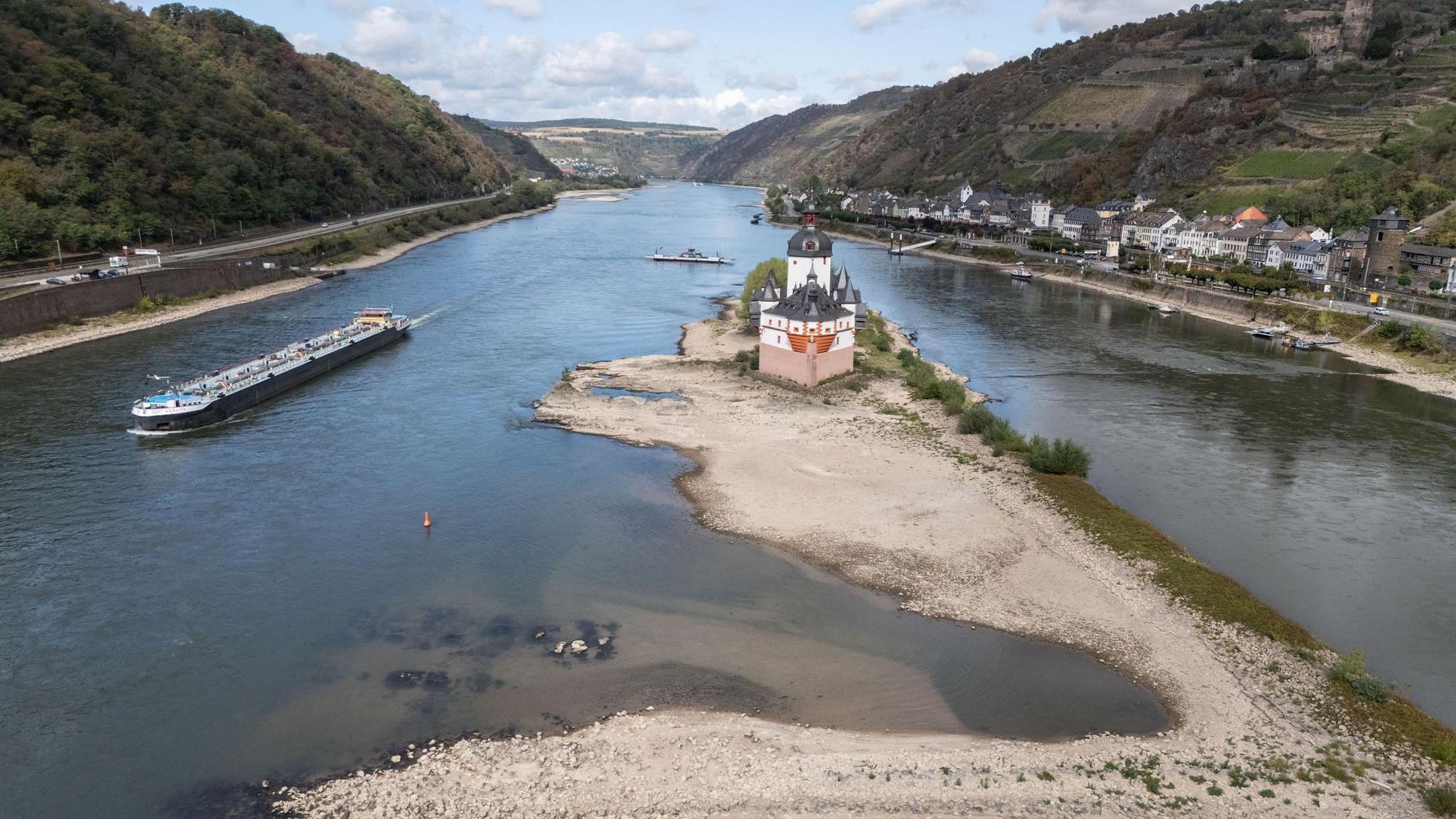 Rhein bei Kaub