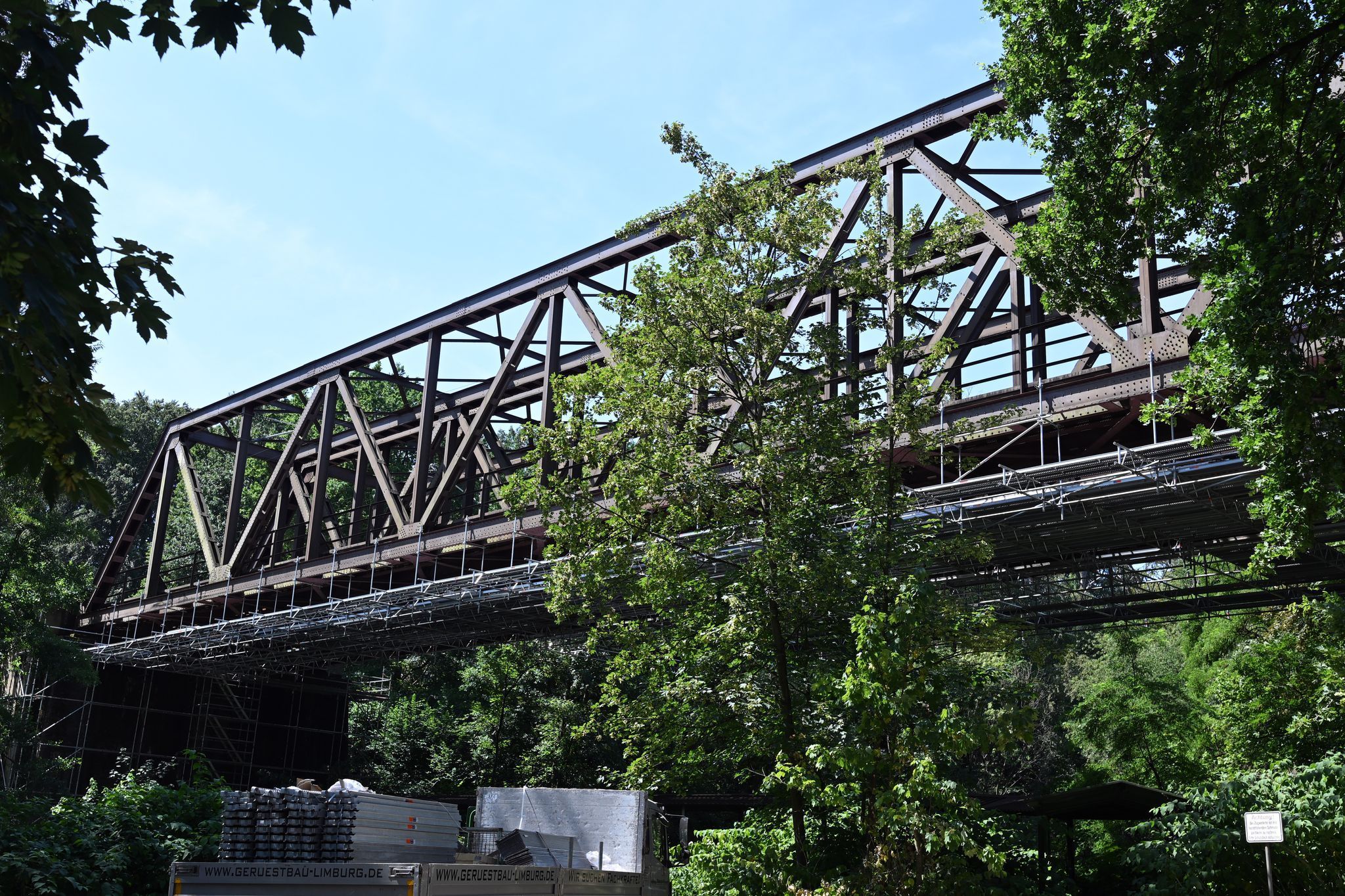 Bahnbrücke über die Wupper