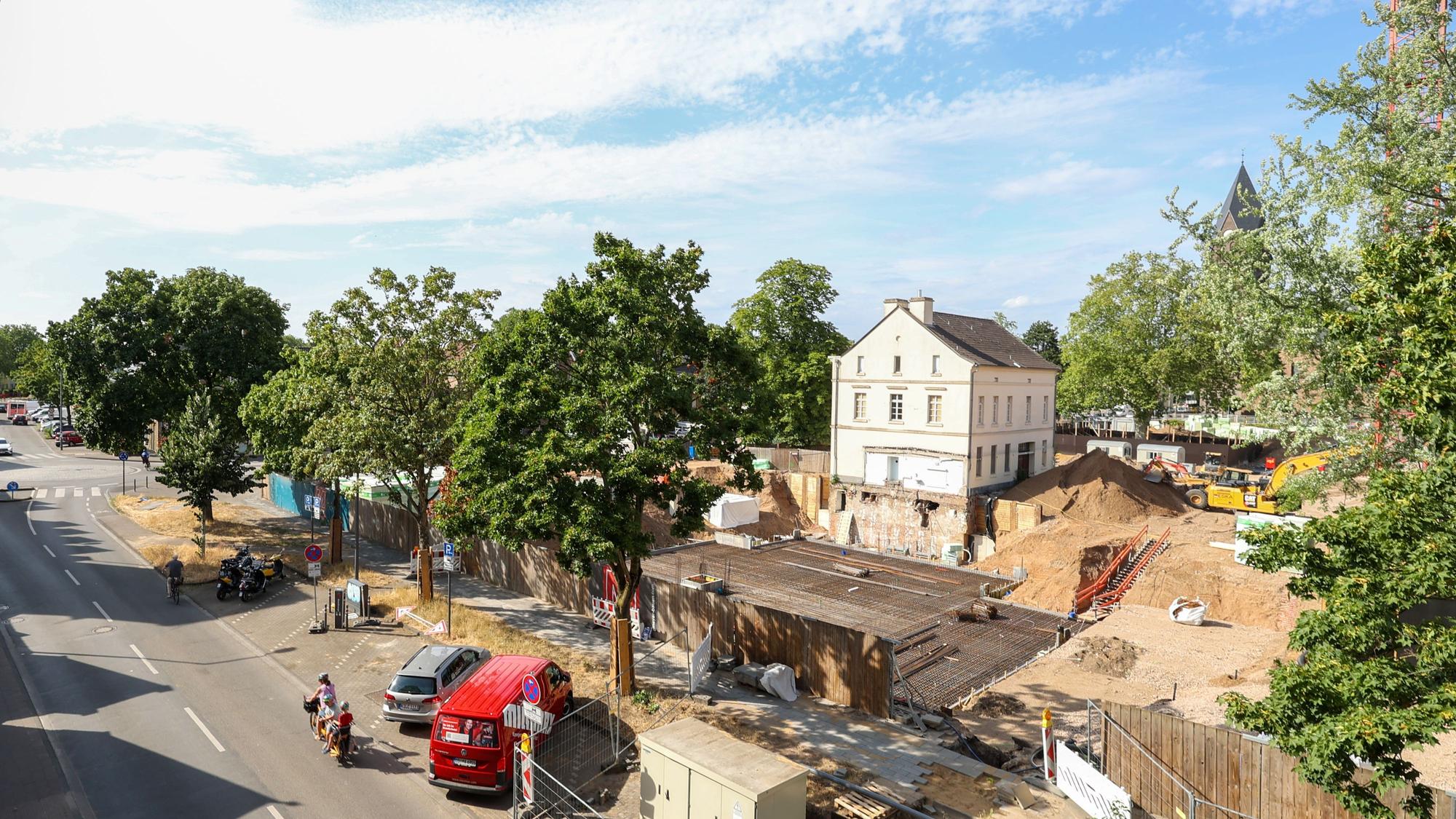 Die Baustelle am Lindweiler Hof
