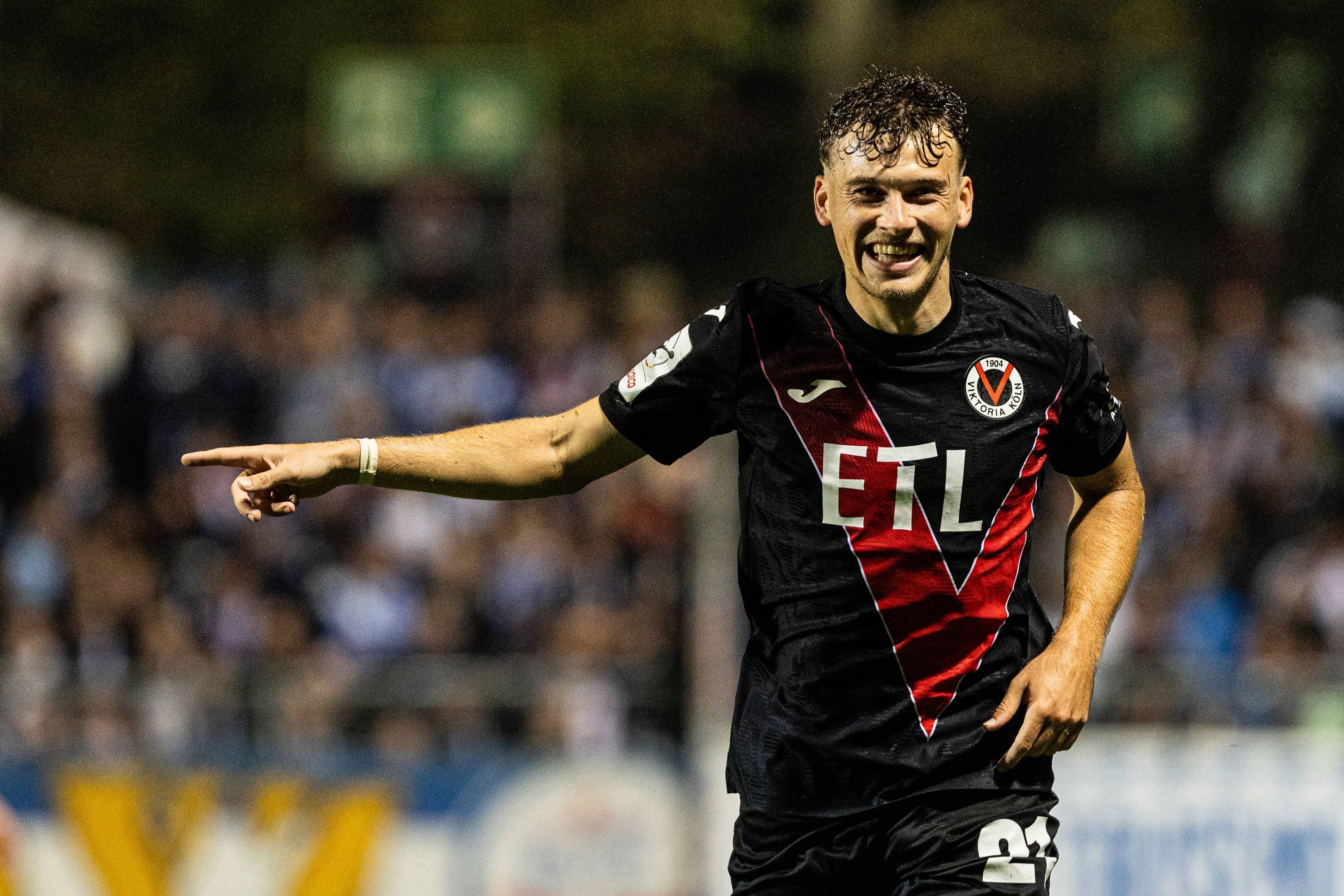 3.Liga: FC Viktoria Köln - Hansa Rostock 11.09.2026 FC Viktoria Köln bejubelt das Tor, 3:0 durch Lucas Wolf FC Viktoria Köln, 21 3.Liga: FC Viktoria Köln - Hansa Rostock Sportpark Höhenberg, Köln 11.09.2026 DFB regulations prohibit any use of photographs as image sequences and/or quasi video. *** 3rd Division: FC Viktoria Köln vs. Hansa Rostock, September 11, 2026. FC Viktoria Köln celebrates the goal30 by Lucas Wolf. FC Viktoria Köln, 21. 3rd Division: FC Viktoria Köln vs. Hansa Rostock, Sportpark Höhenberg, Cologne, September 11, 2026. DFB regulations prohibit any use of photographs as image sequences and/or quasi-video. Copyright: xBEAUTIFULxSPORTS/Buriakovx
