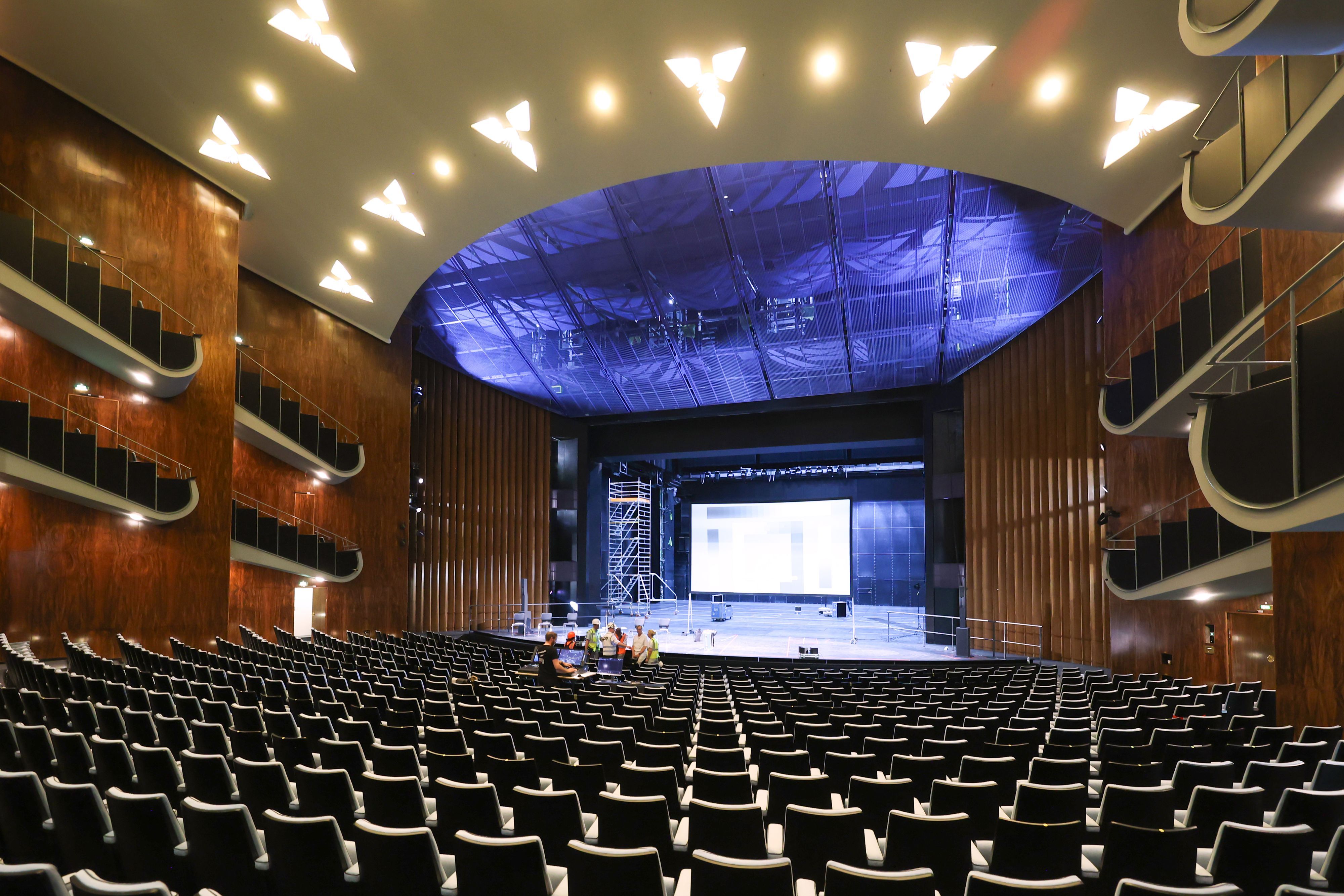 Das Opernhaus innen (Denkmalschutz) im Juli 2026.
