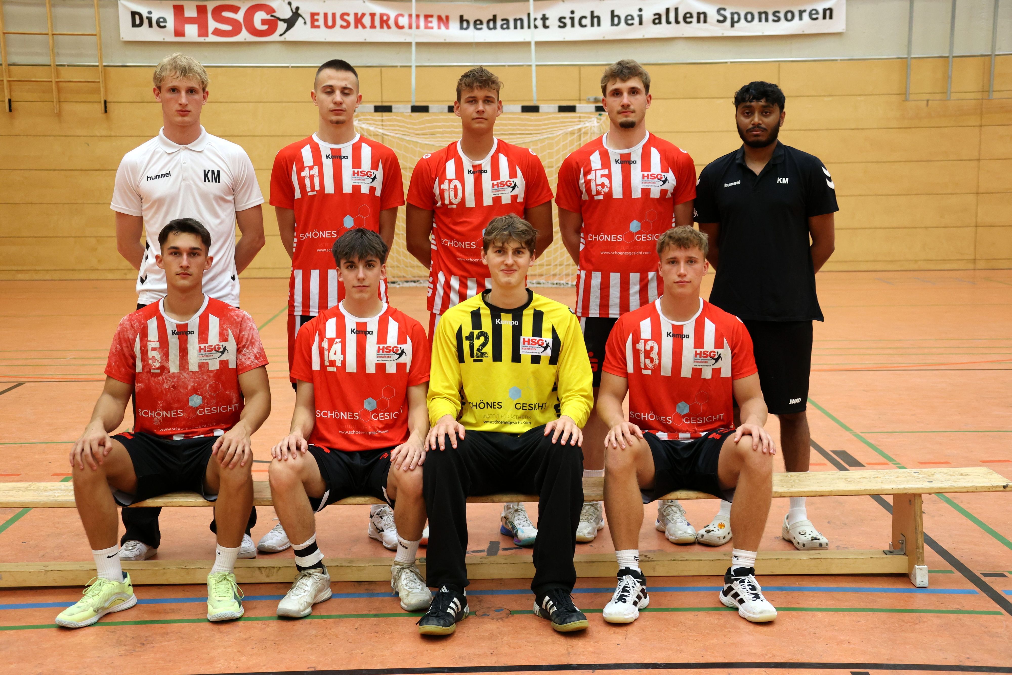 Das Mannschaftsfoto der HSG Euskirchen A-Junioren.